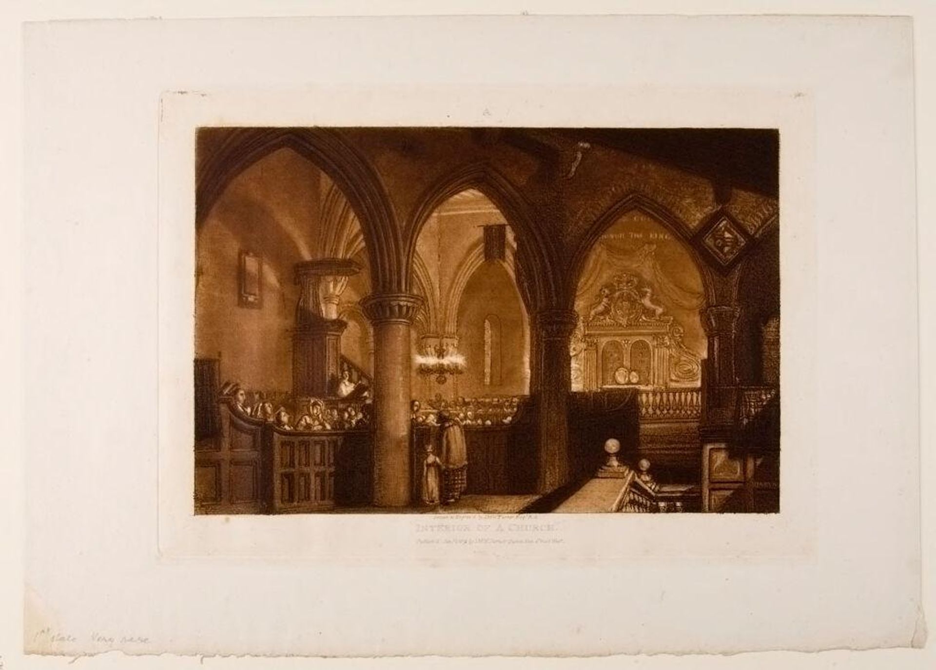 Interior of a Church by Joseph Mallord William Turner