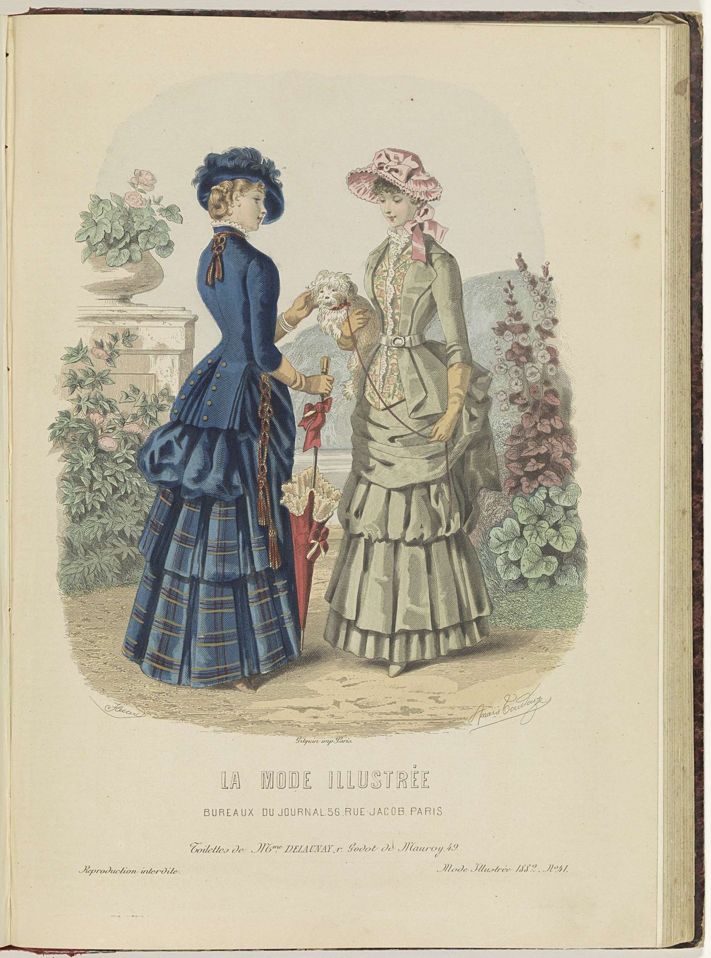 La Mode Illustrée, Journal de la Famille, 1882 by Firmin-Didot & Cie