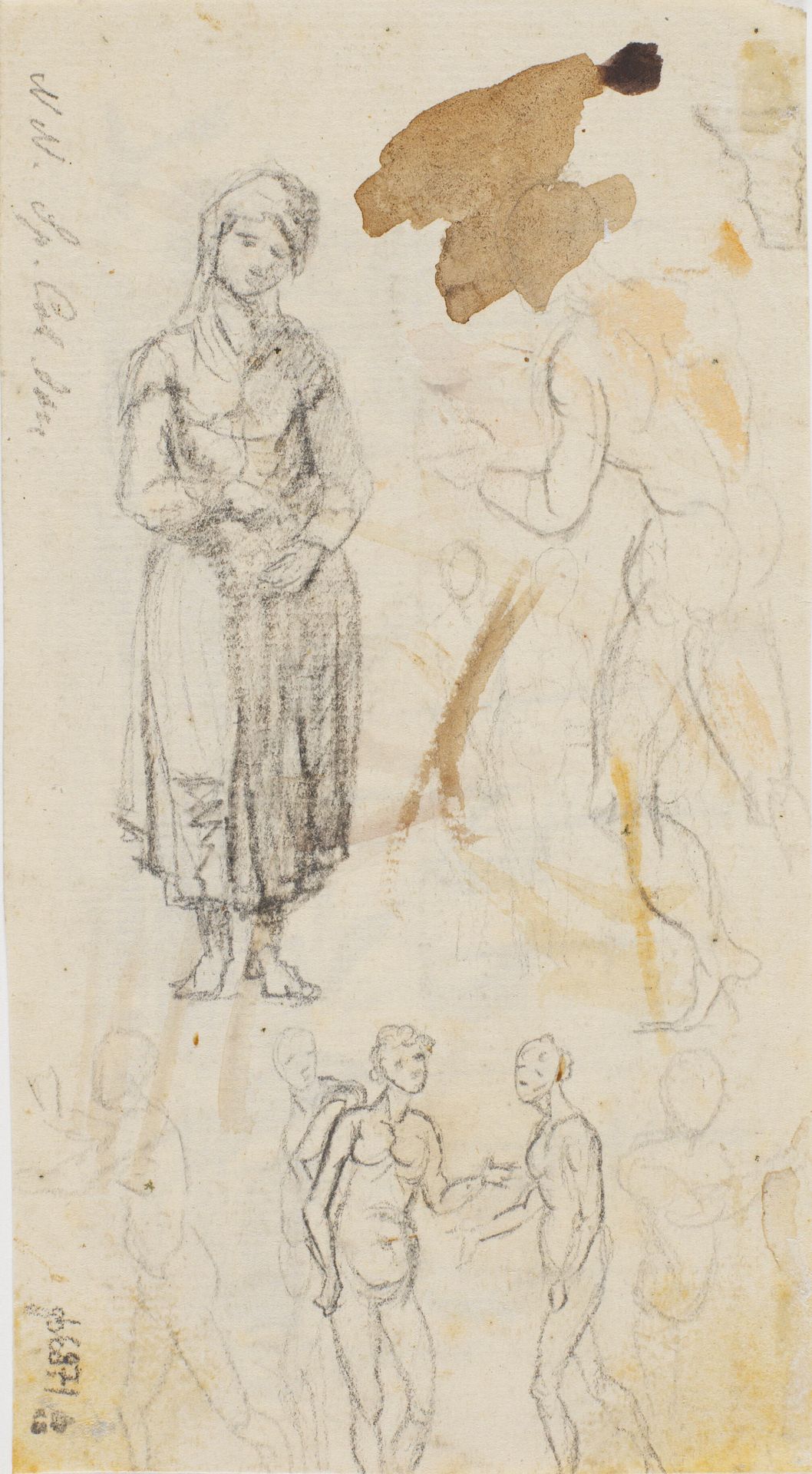 Figurstudier by C.A. Lorentzen