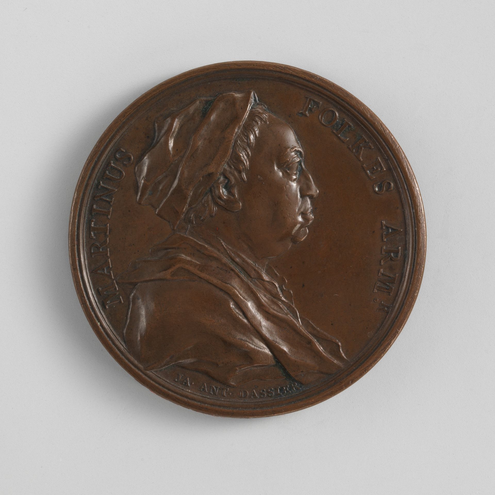Martin Folkes (1690–1754) by Jacques-Antoine Dassier
