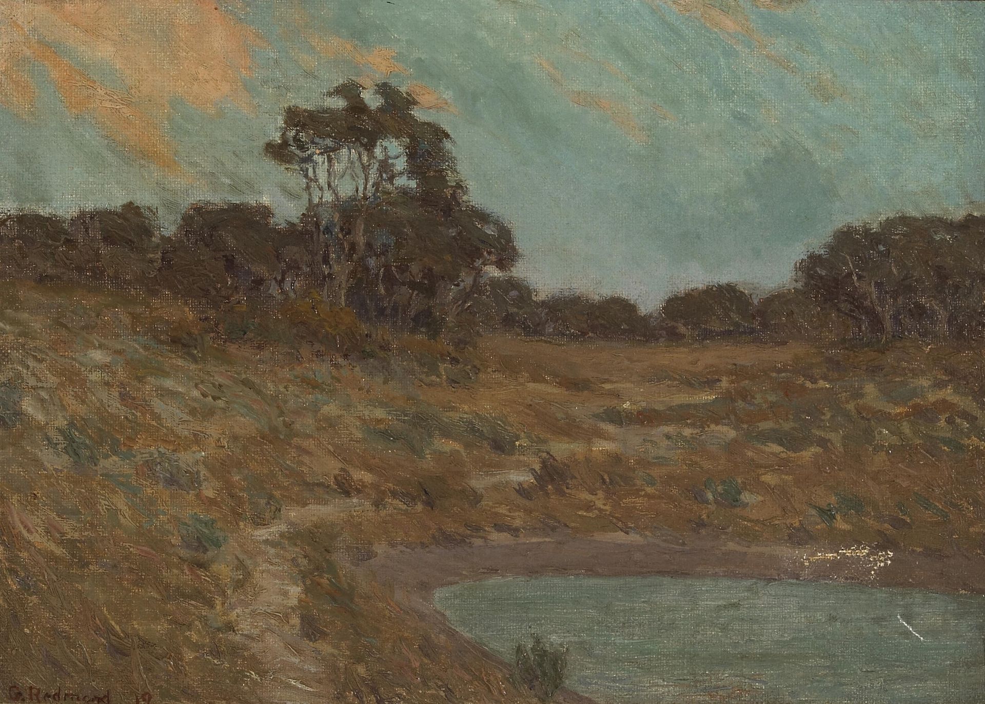 The Old Pond by Granville Redmond