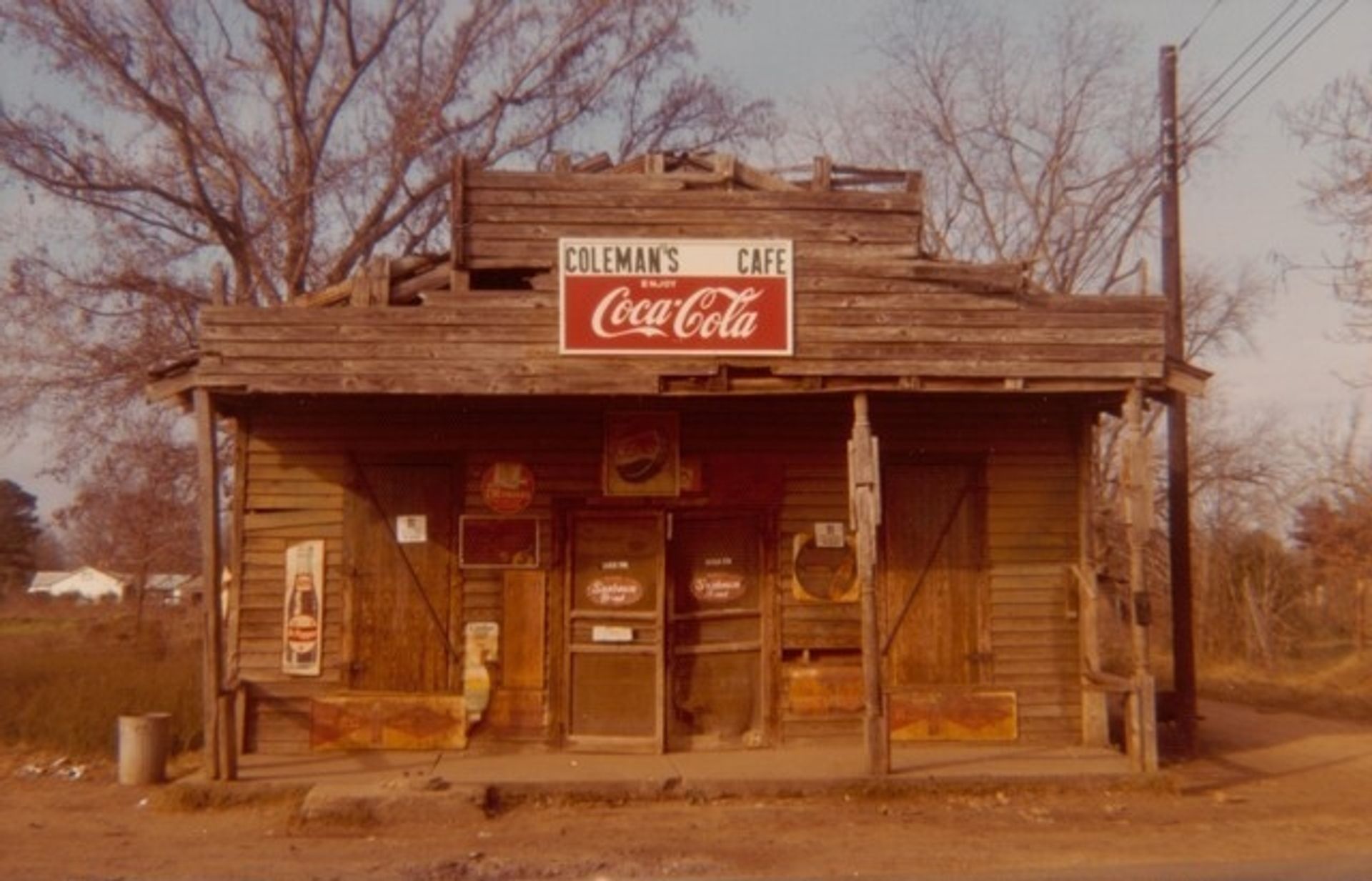 Coleman's Cafe, Greensboro, Alabama by William Christenberry