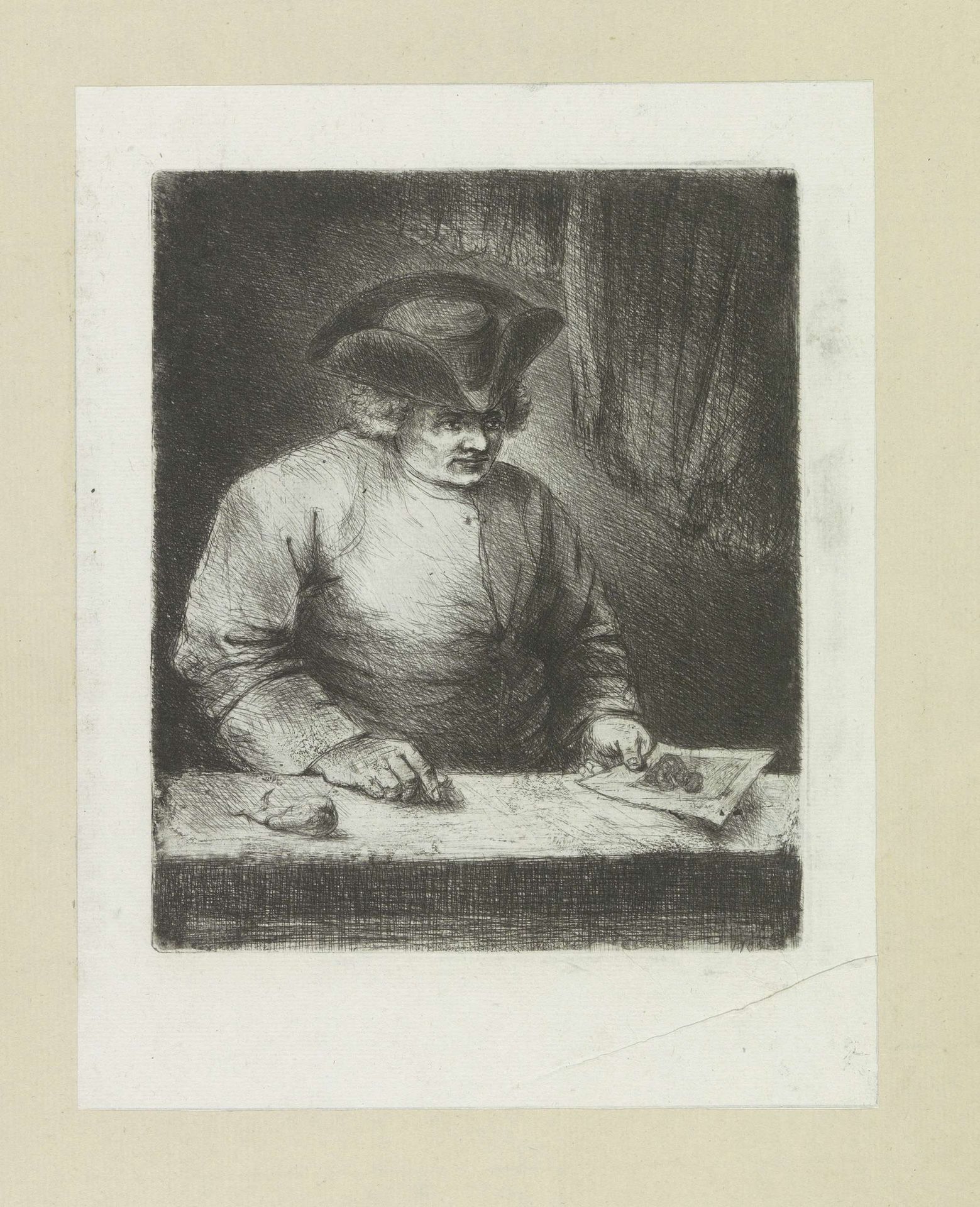 Portret van Hendrik Chalon by Jan Chalon
