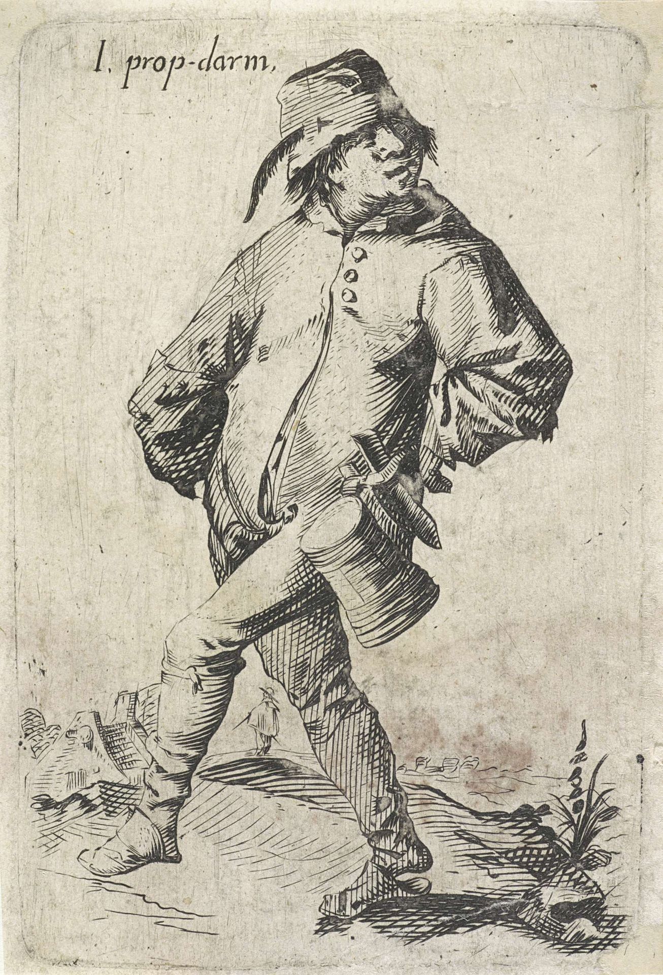 Dansende boer by Reinhard Voskens