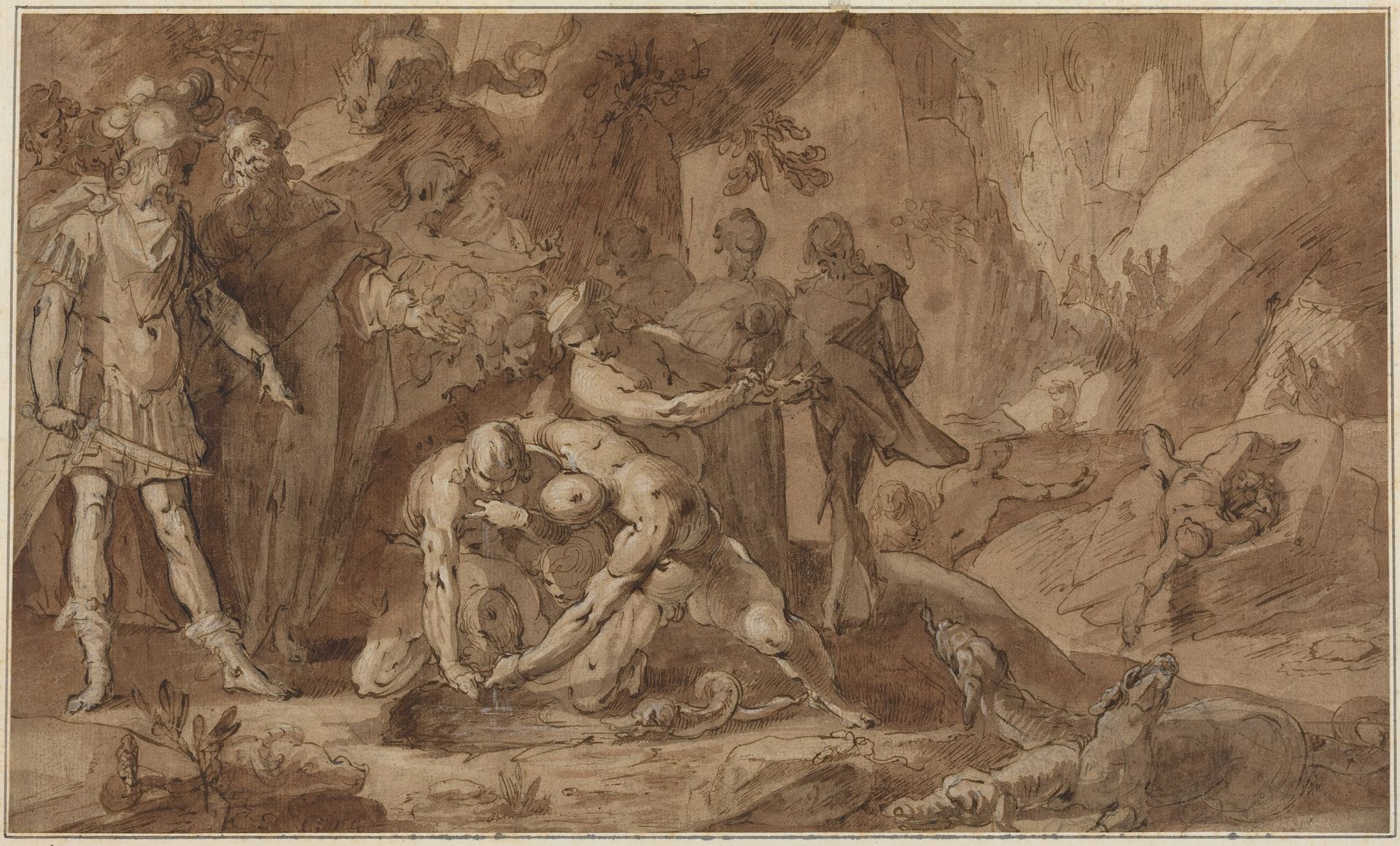 Odysseus and Teiresias by Gerrit Pietersz