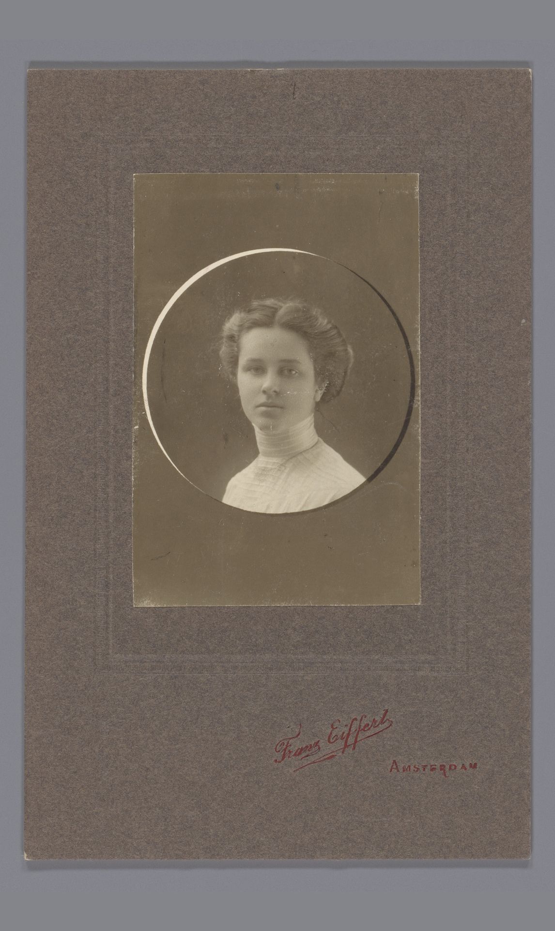 Portret van Johanna Geertruida Jonker by Franz Eiffert