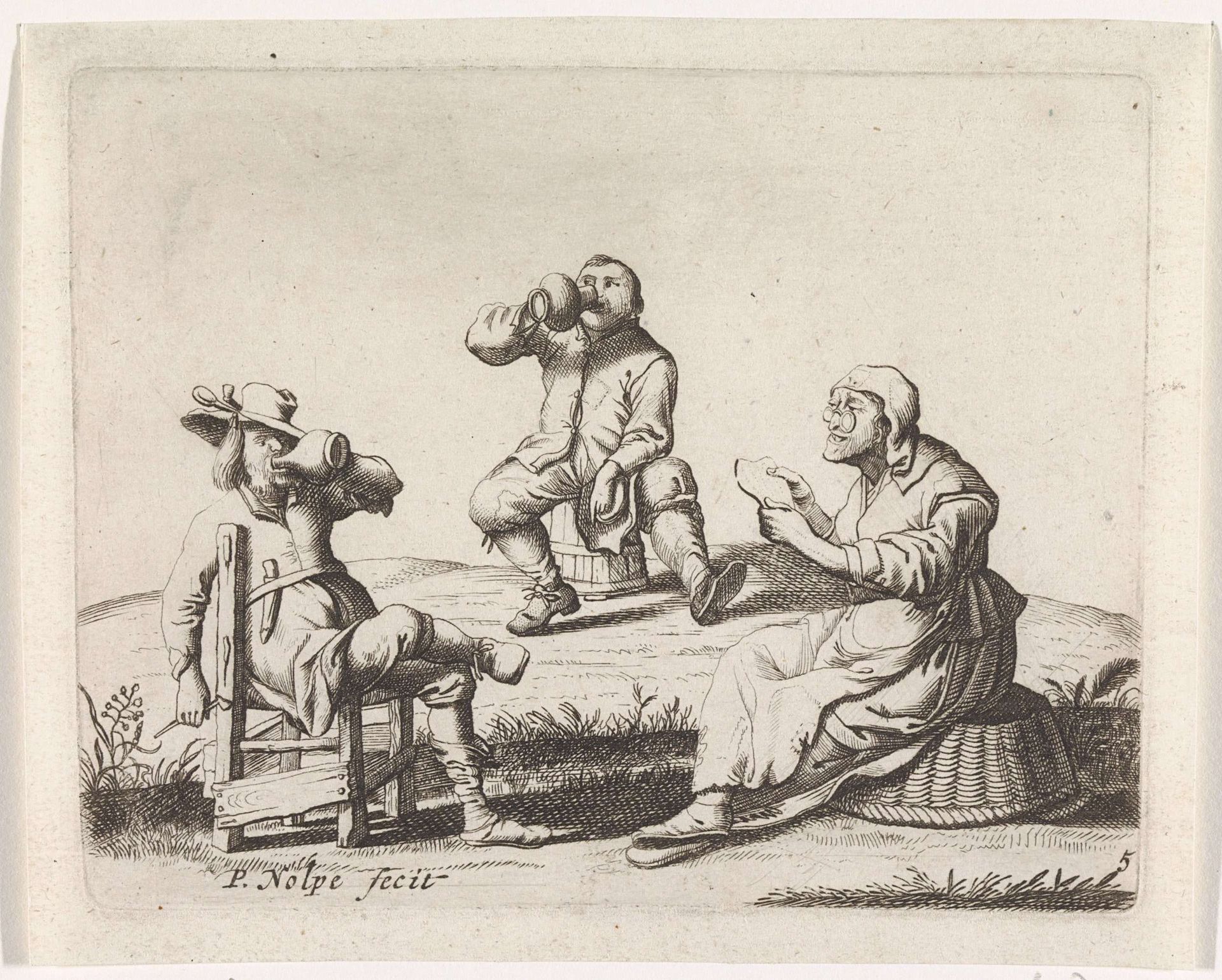 Drie boeren by Anonymous