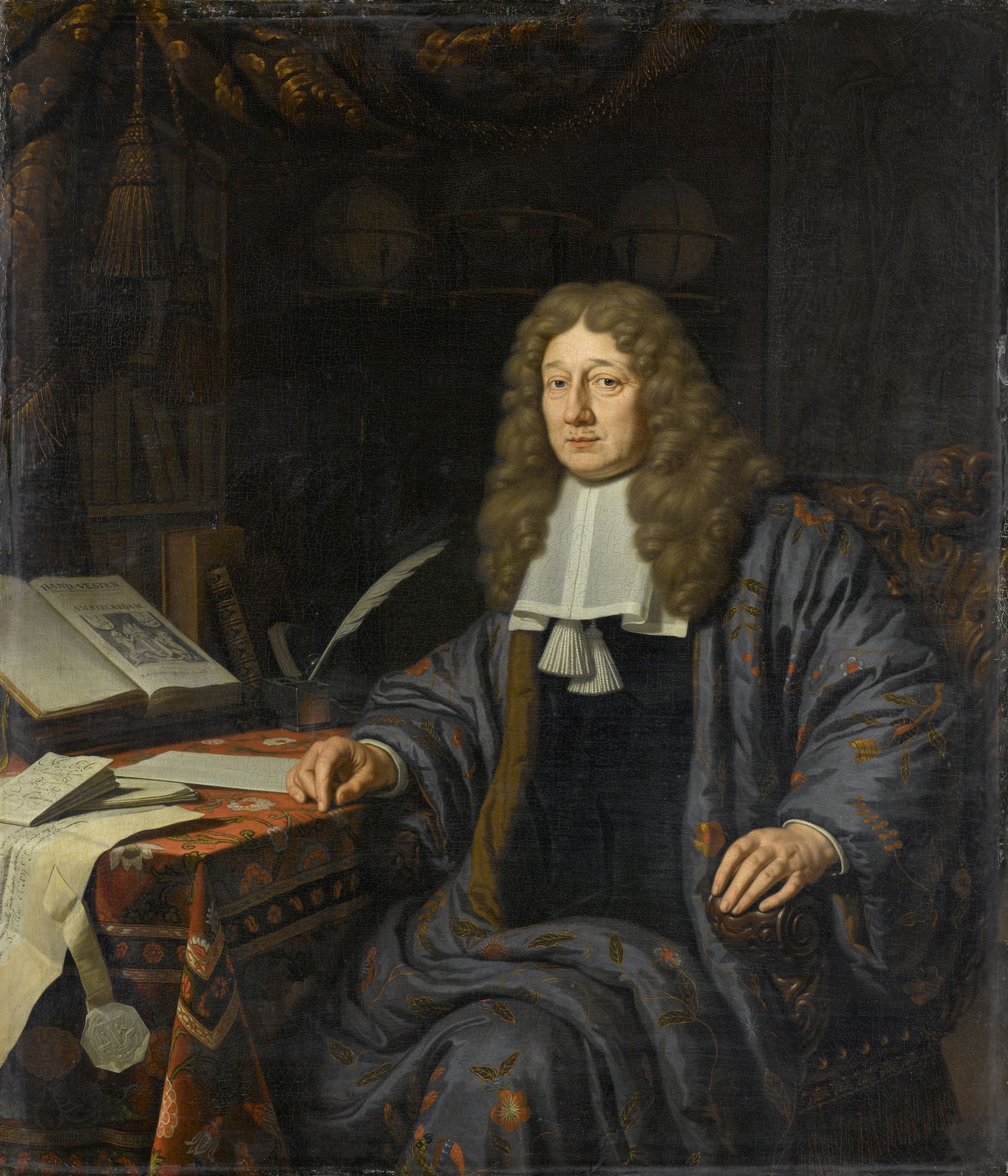 Portret van Johannes Hudde by Michiel van Musscher