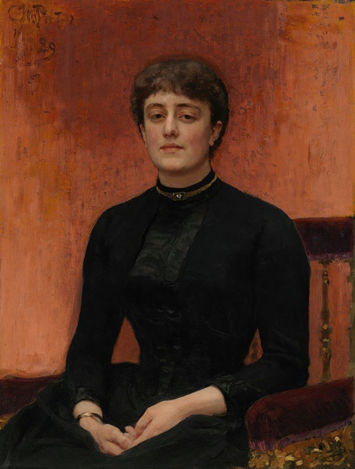 Portrait Of Jelizaveta Zvantseva by Ilya Repin