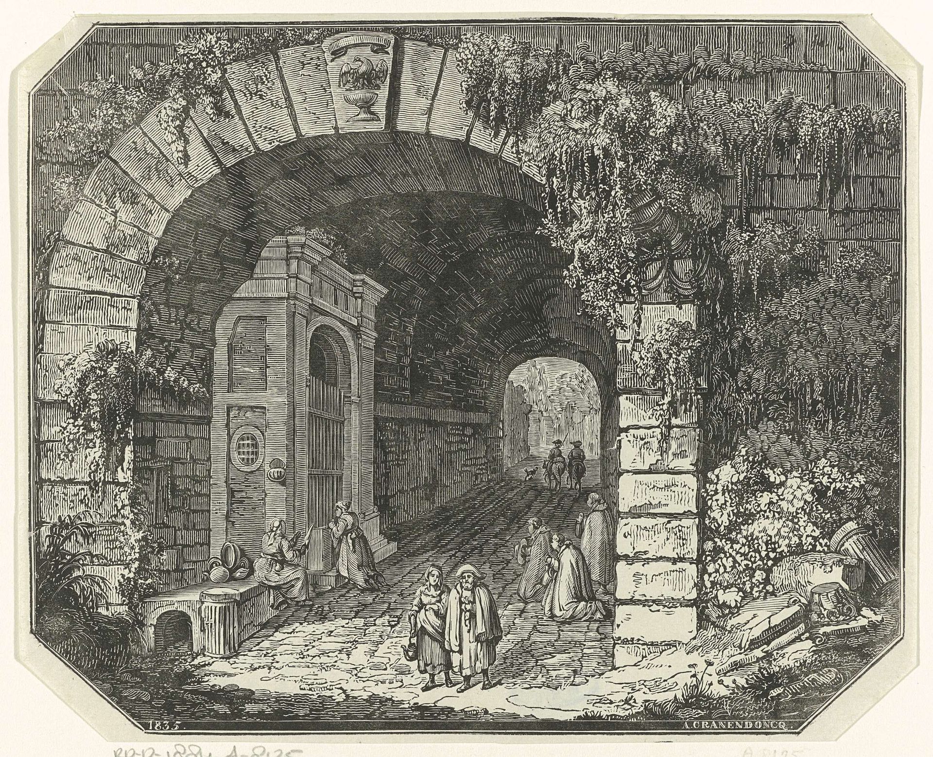 Poort met een heilige plaats in Italië by Alexander Cranendoncq