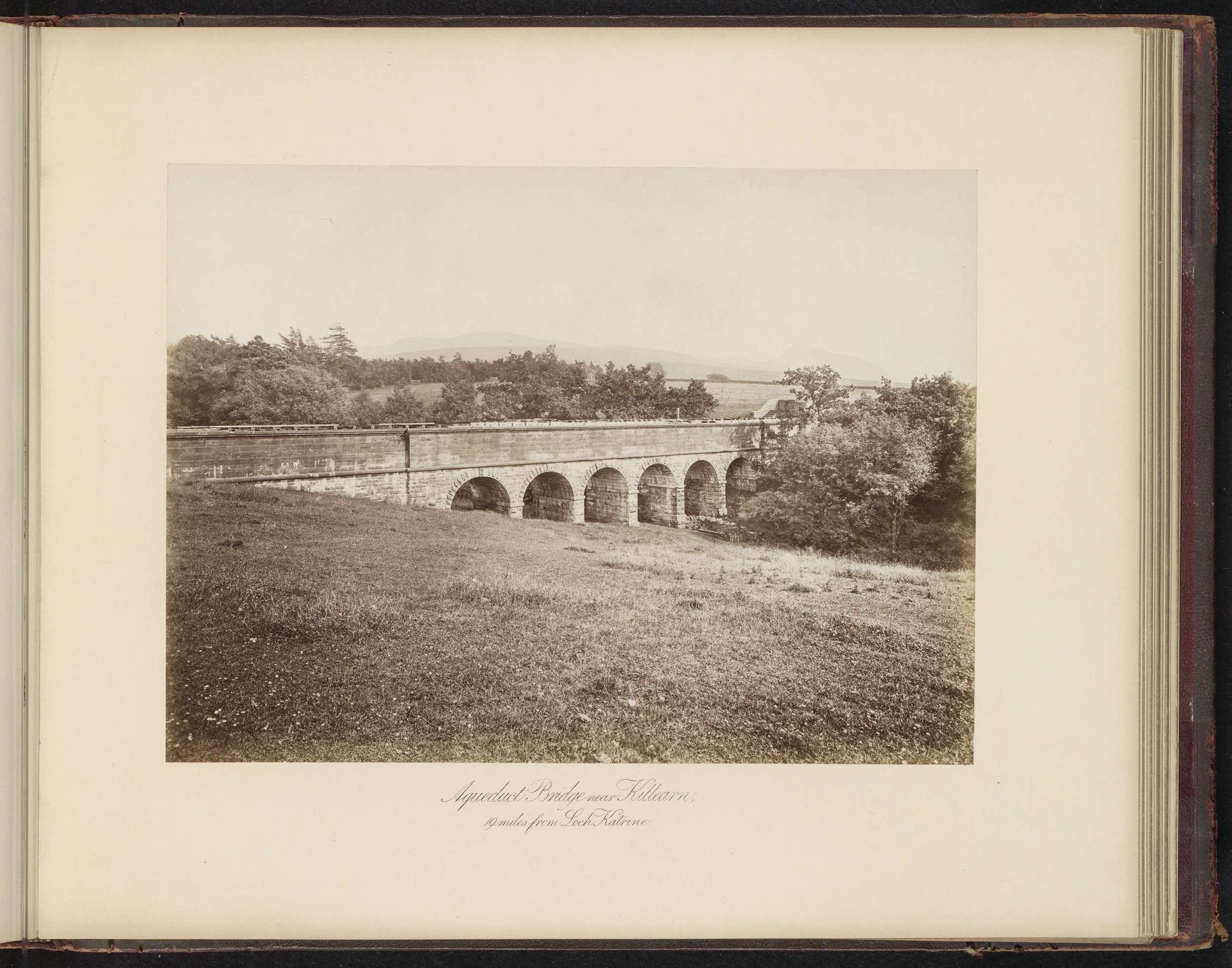 Aqueduct Bridge near Killearn, 19 miles from Loch Katrine by T. & R. Annan & Sons