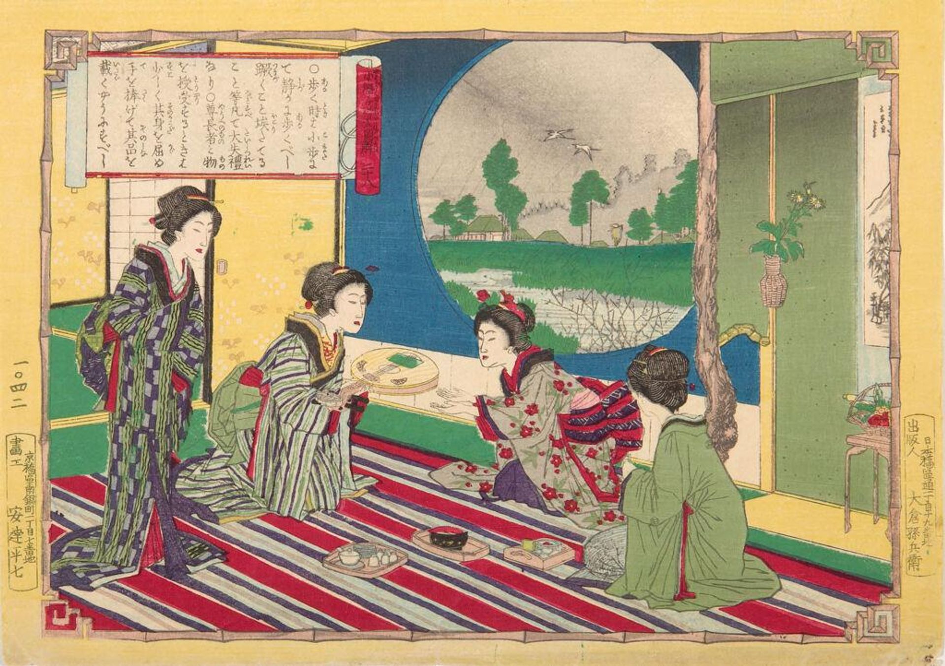 Rules for the Department of Young Ladies (ShÅgaku Joreishiki zukai) by Adachi Ginkō