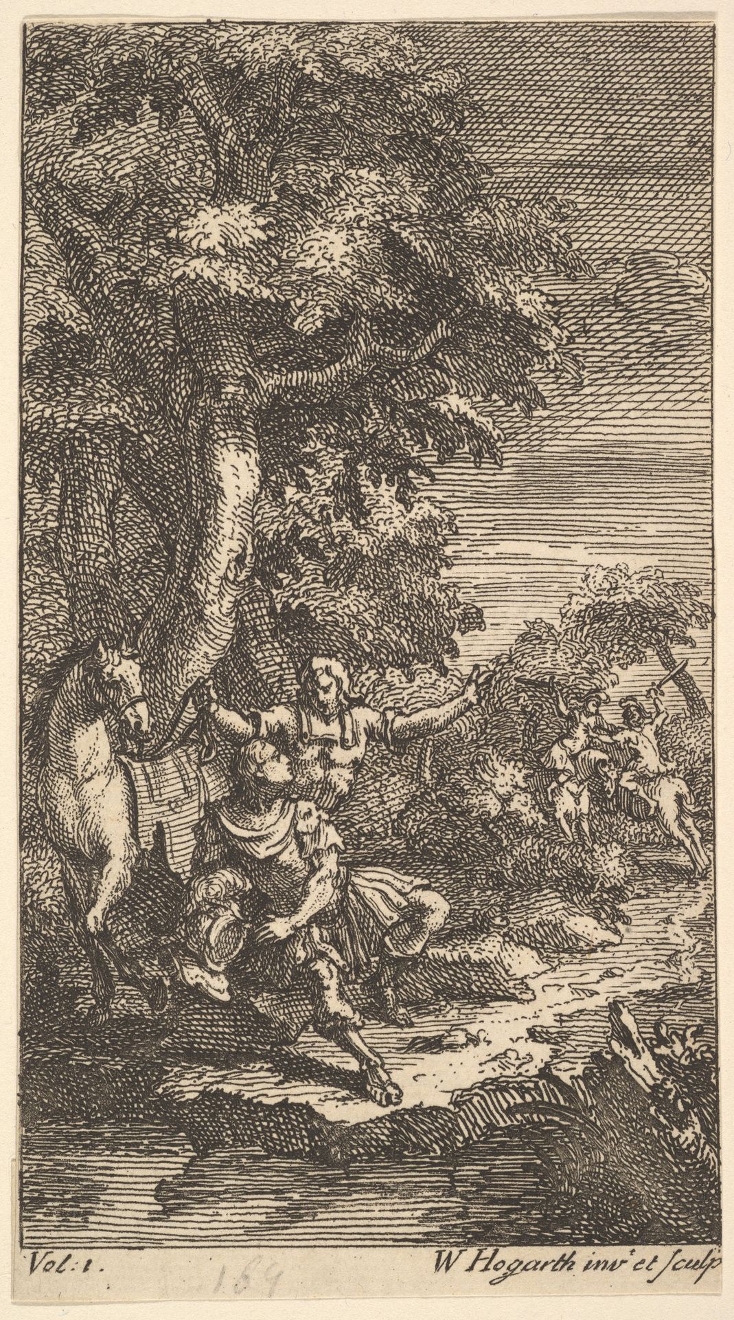 Cassandra, Frontispiece, Vol. 1 by William Hogarth