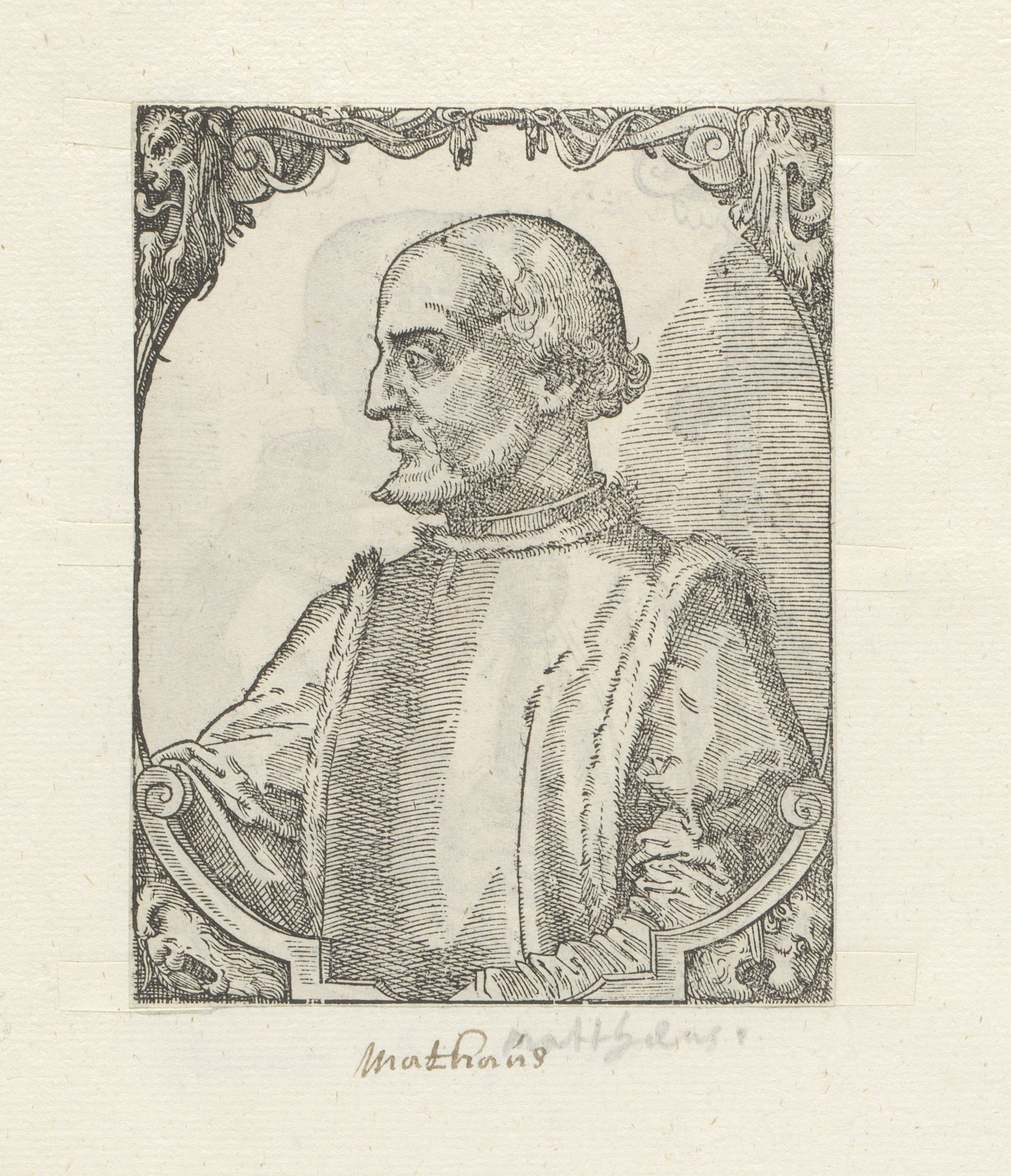 Portret van Matteo Visconti by Anonymous