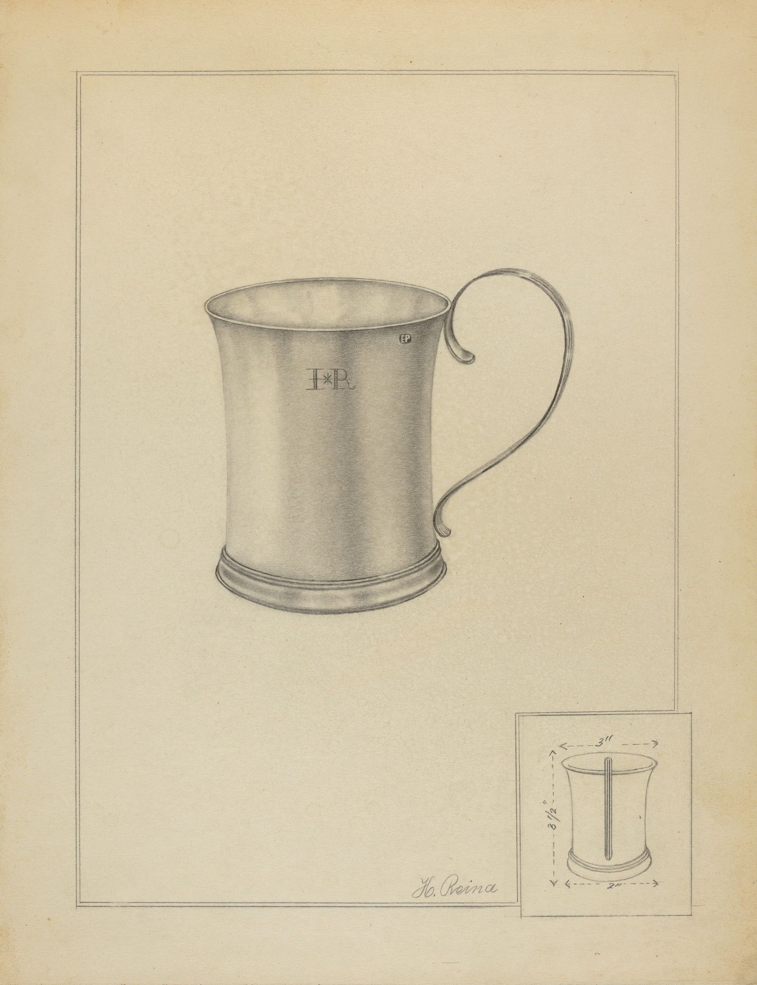 Silver Mug by Horace Reina