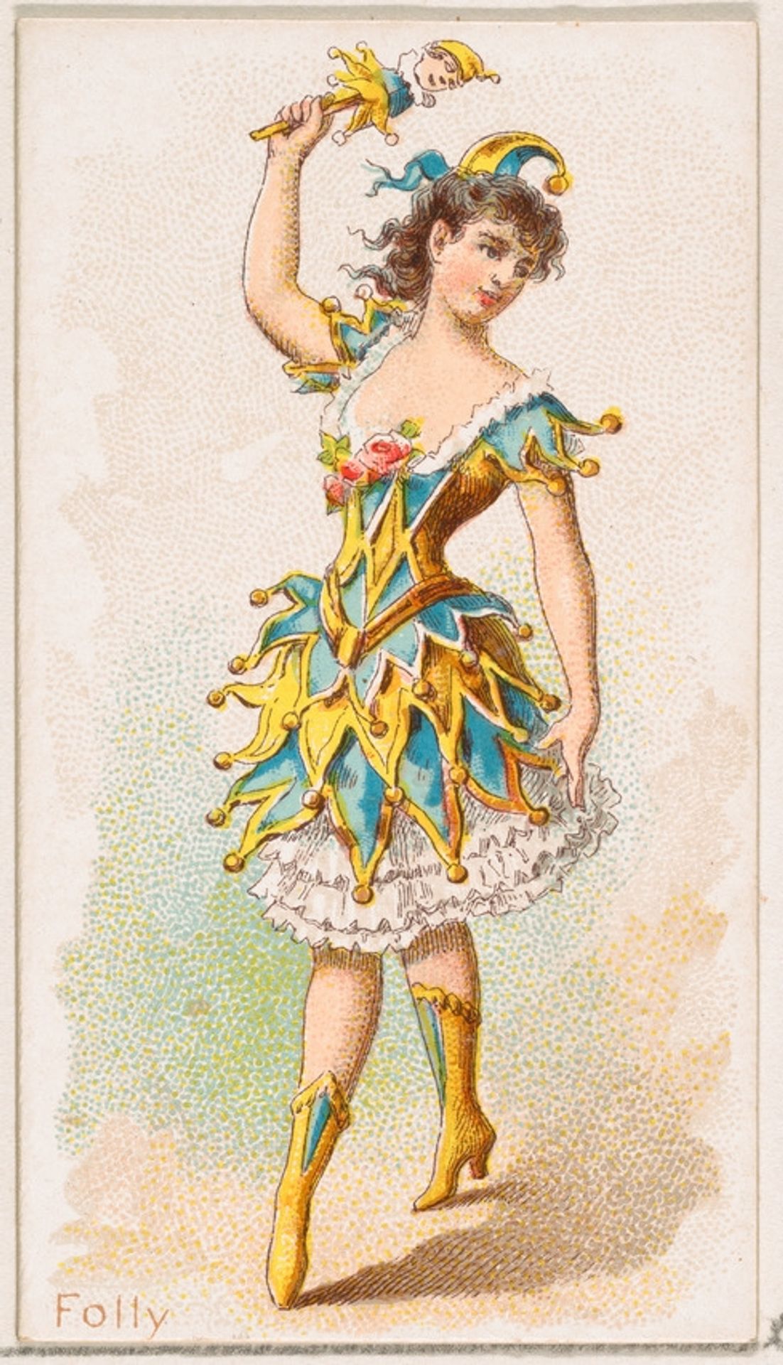 Folly Dancer, from the Dancing Women series (N186) issued by Wm. S. Kimball & Co. by William S. Kimball & Company