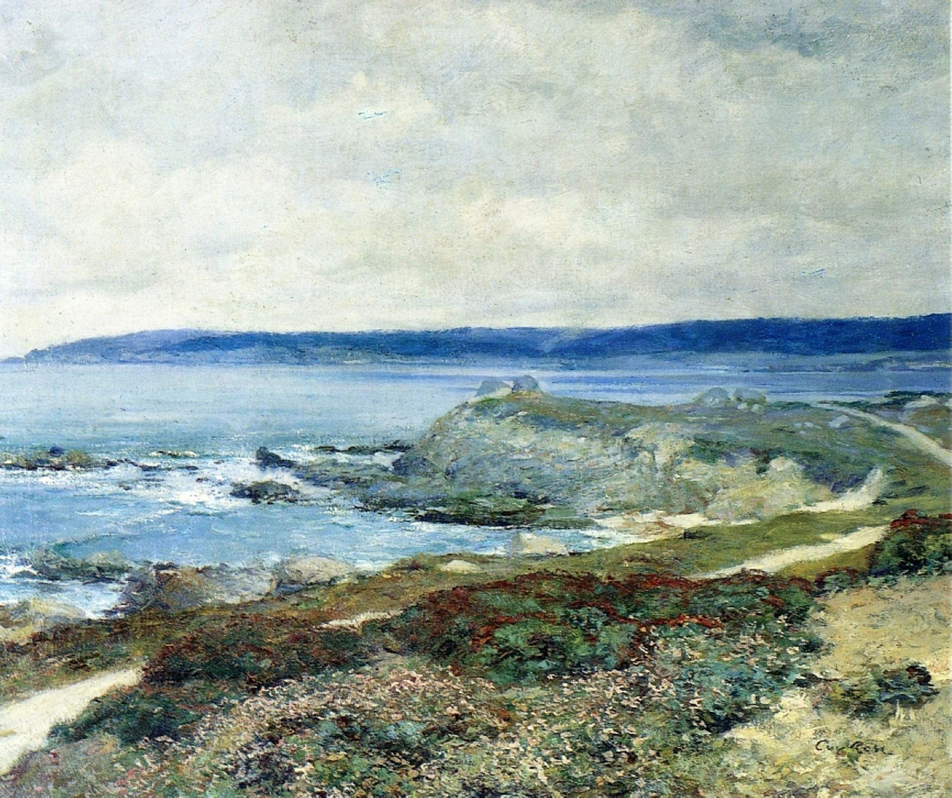 A Grey Day Carmel by Rose O'Neill