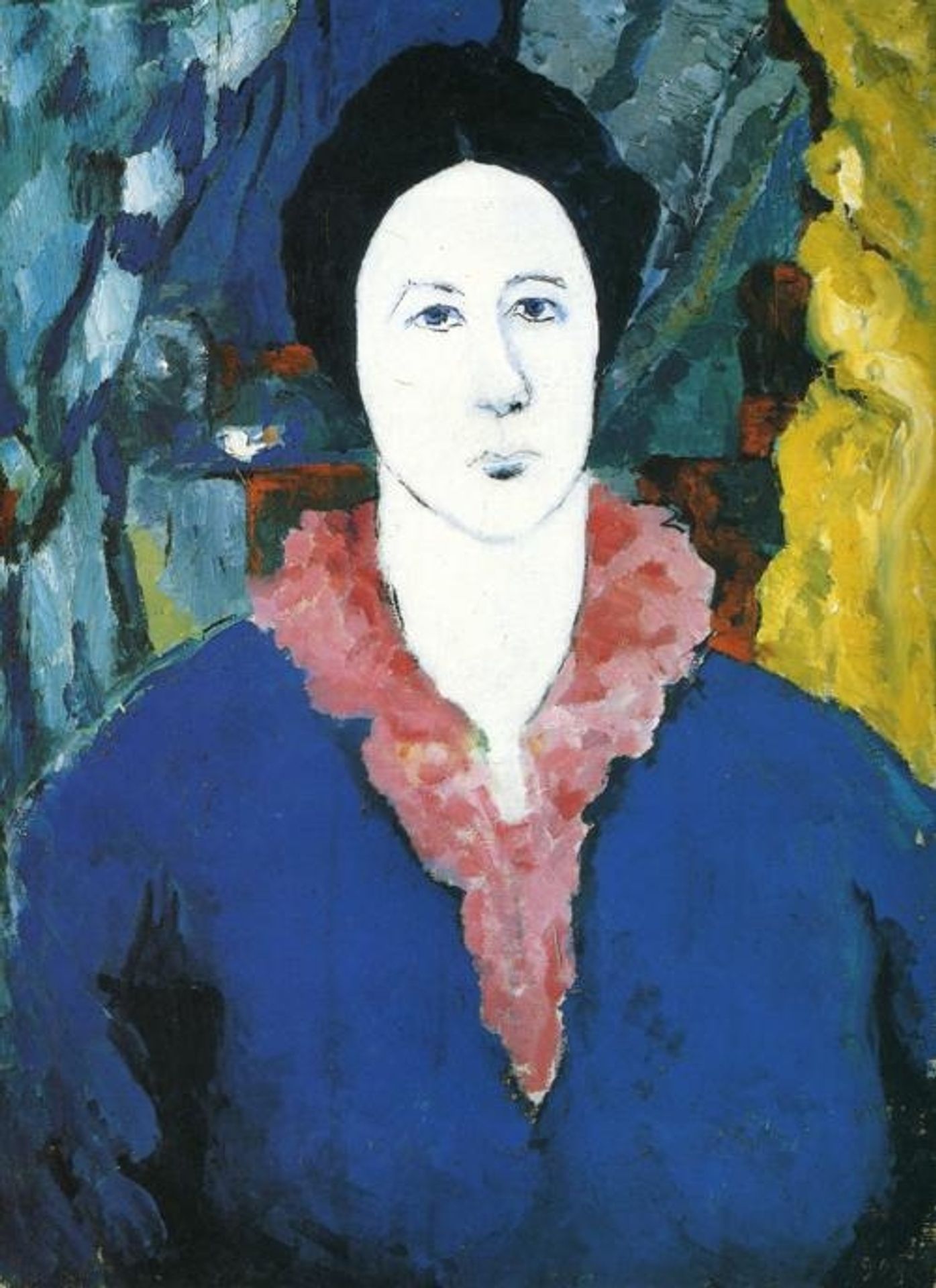 Blue Portrait by Kazimir Malevich