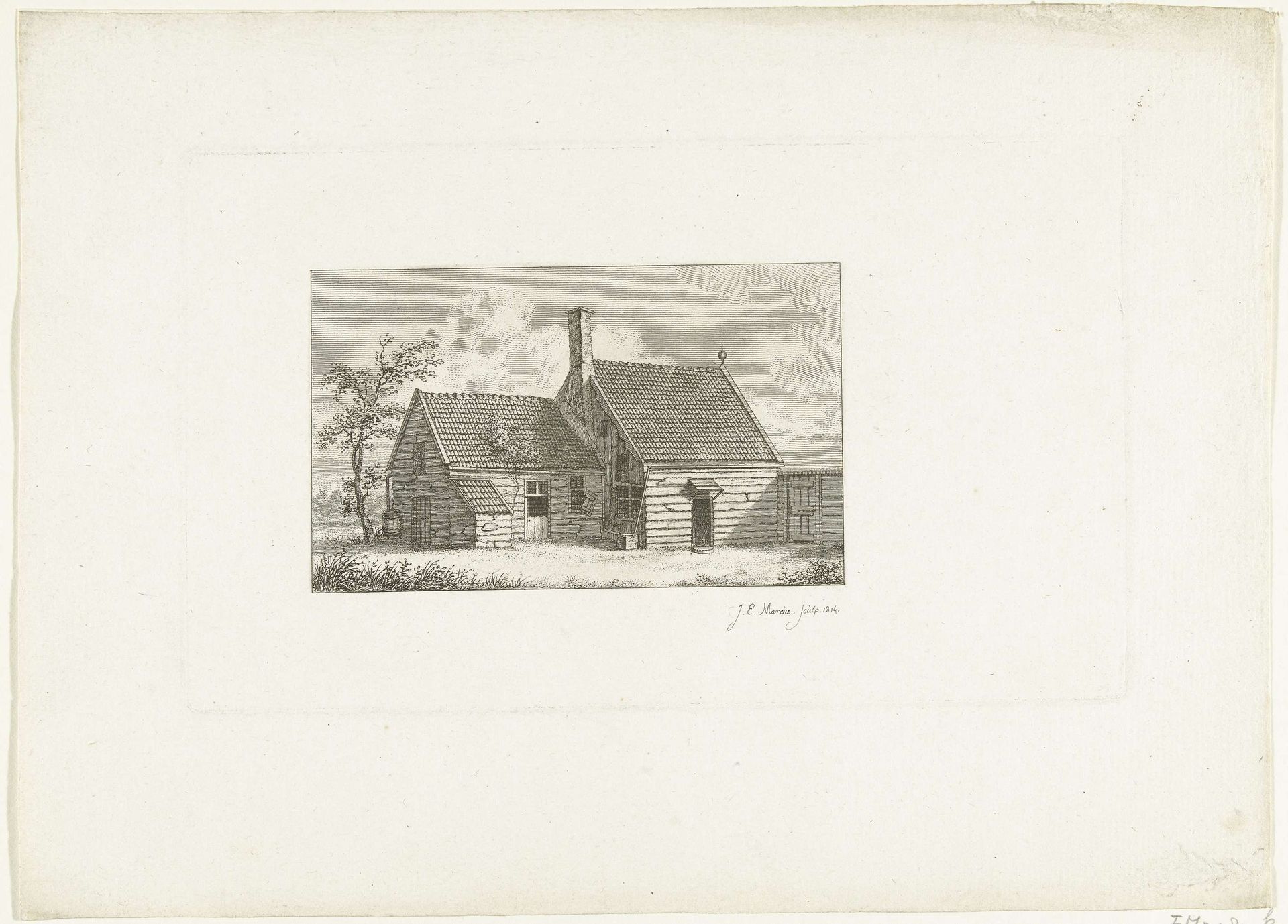 Tsaar Peterhuisje te Zaandam, 1697 by Jacob Ernst Marcus