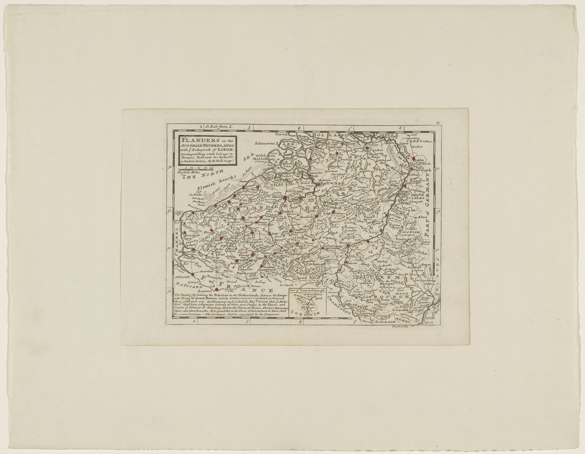 Kaart van Vlaanderen by Anonymous