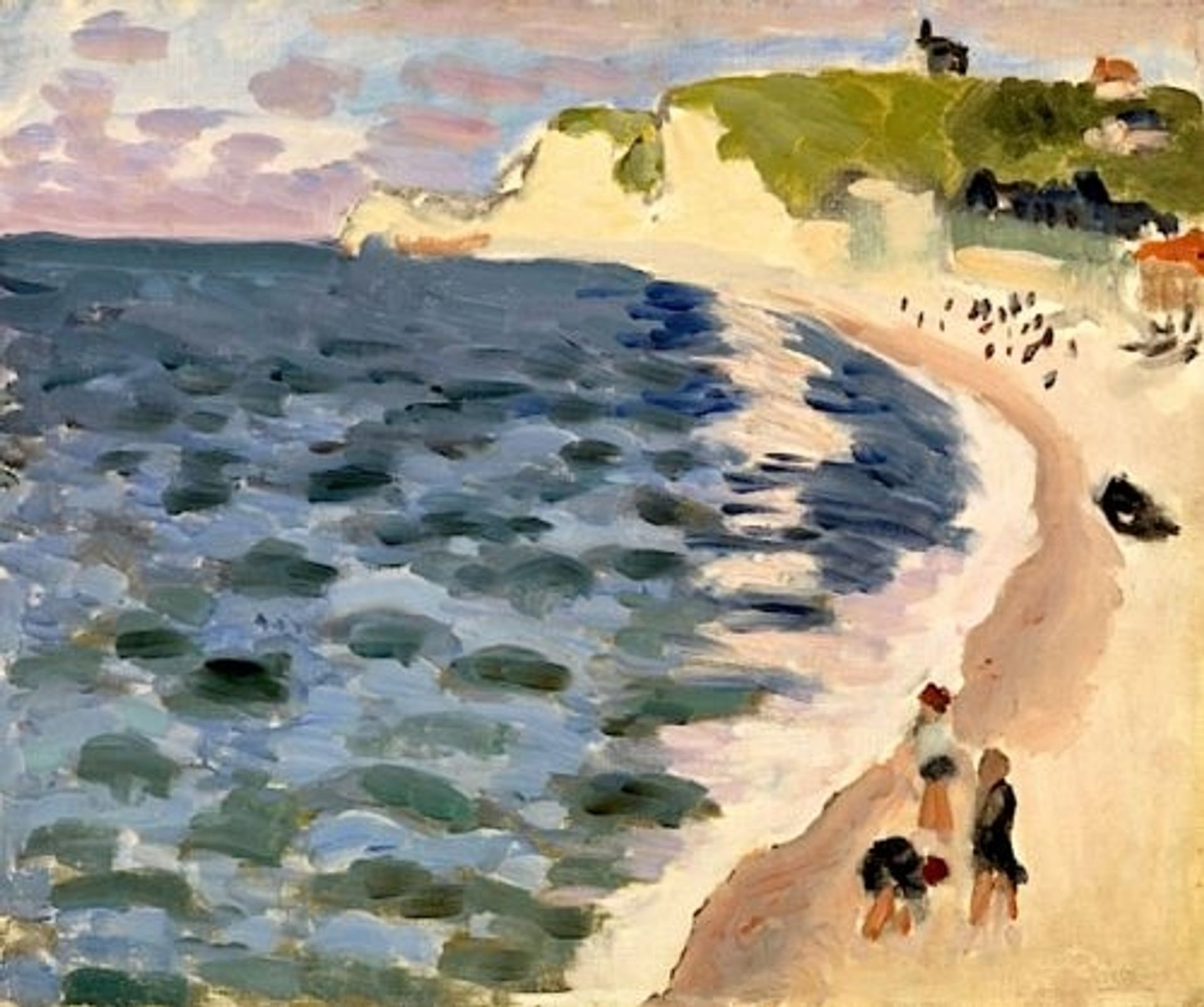 Etretat, The Sea by Henri Matisse