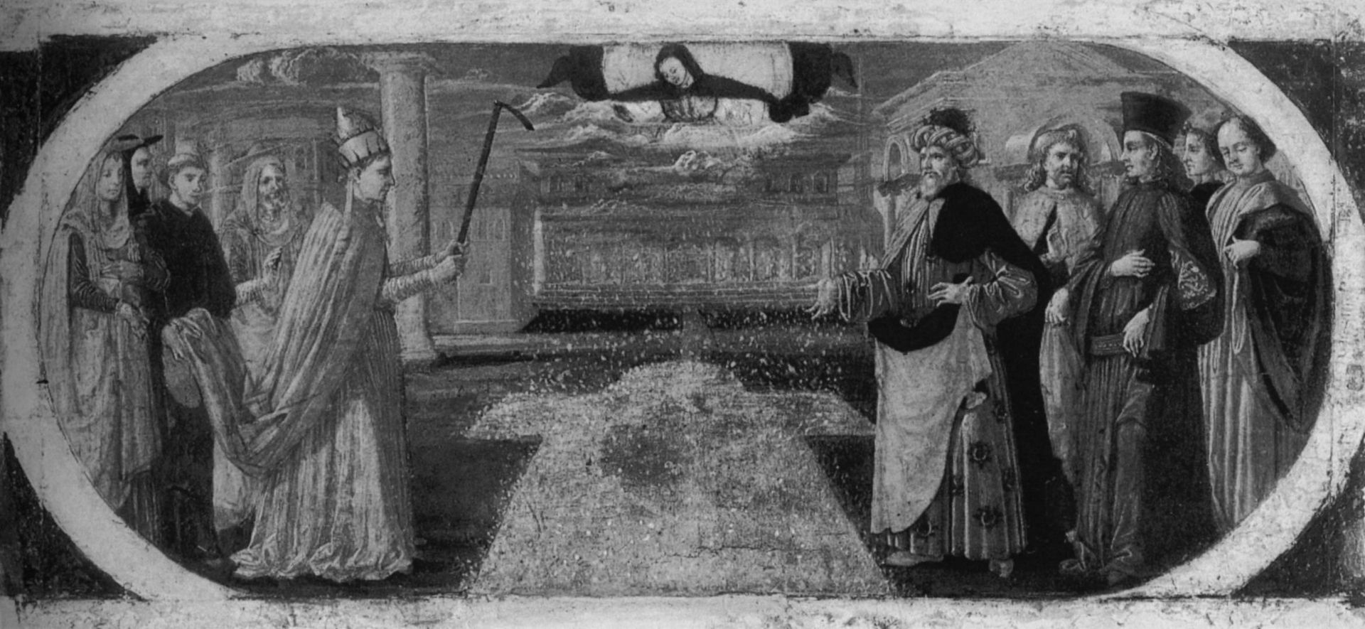 Miracle of snow and foundation of Santa Maria Maggiore by Pietro Perugino
