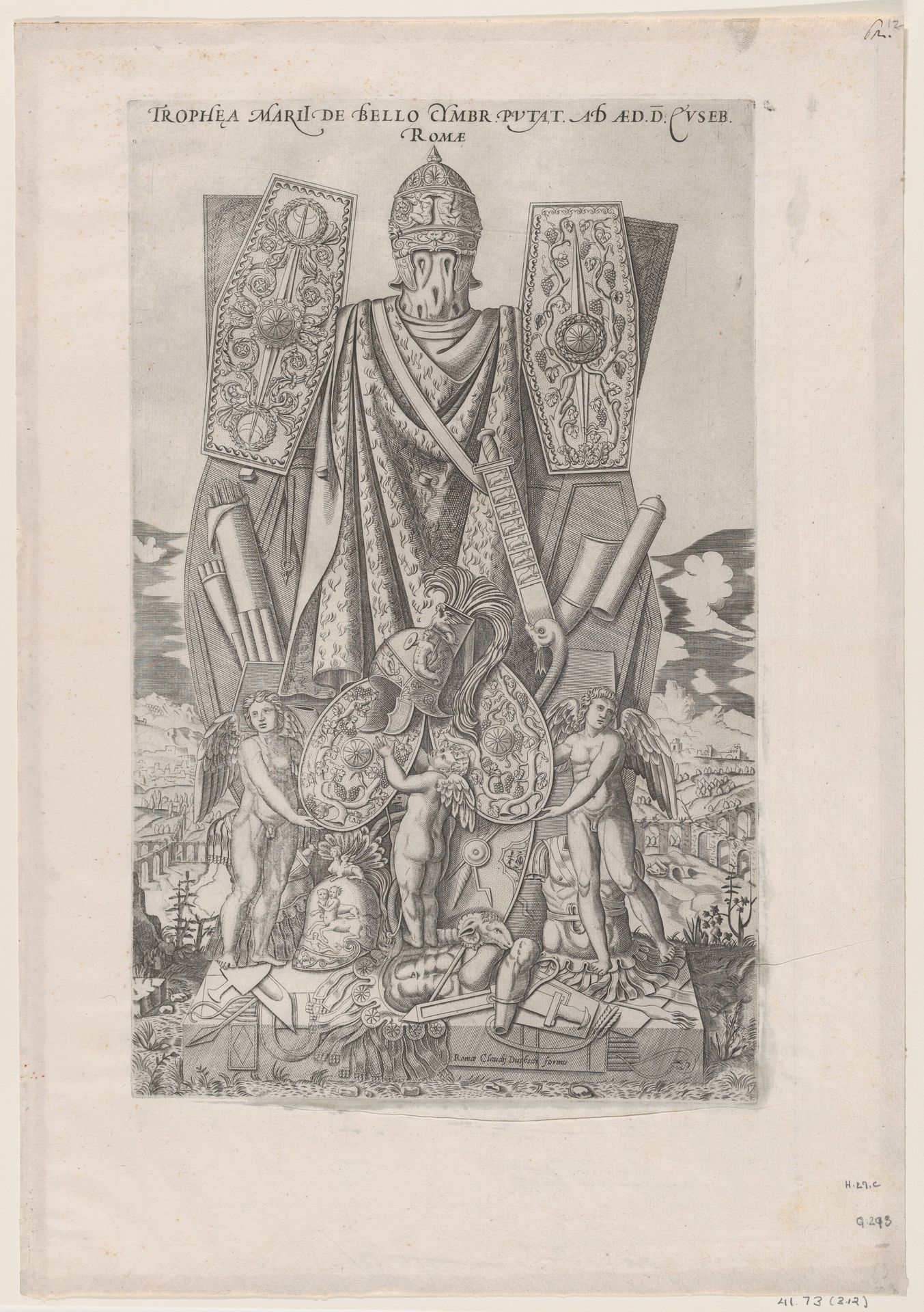 Speculum Romanae Magnificentiae: Trophies of Marius by Anonymous