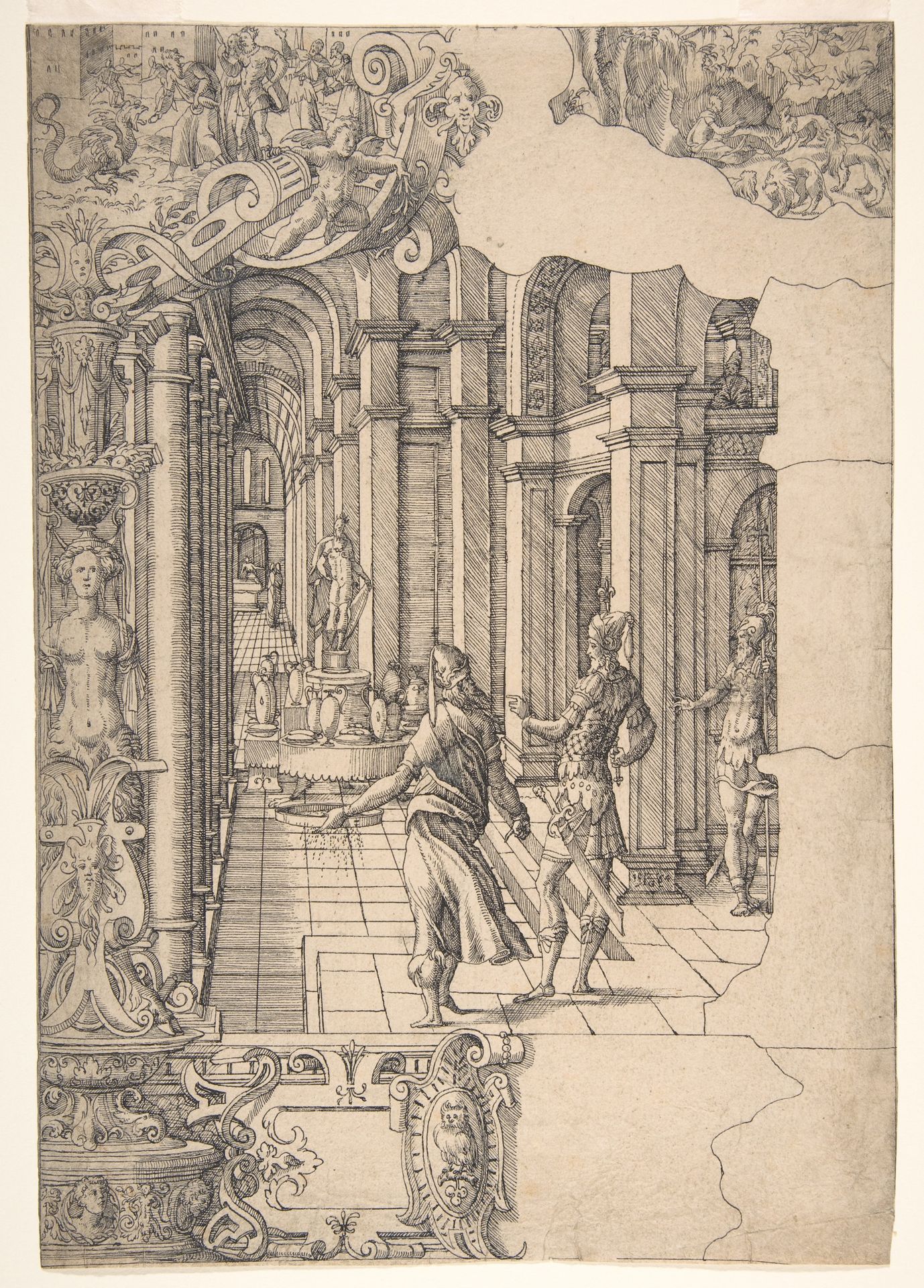 Three Scenes from the Life of the Prophet Daniel by Jost Amman