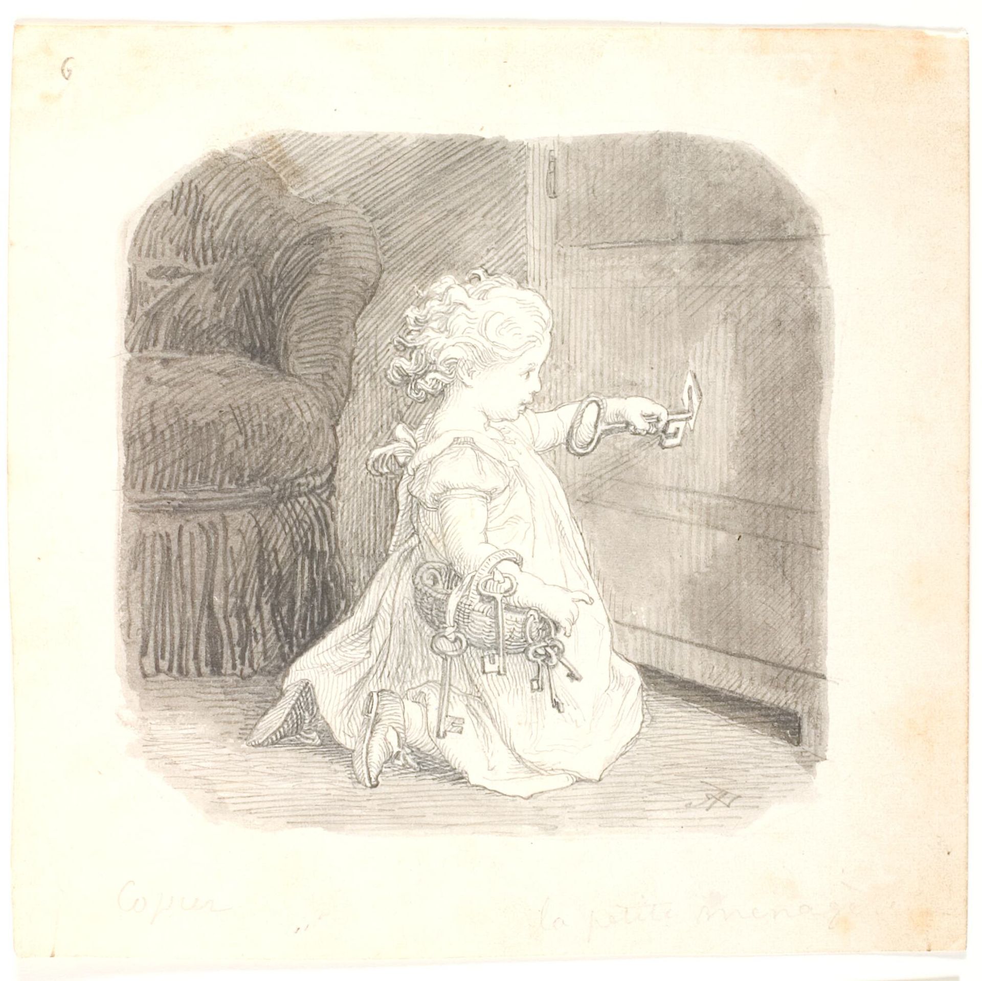 Den lille husmor by Lorenz Frølich