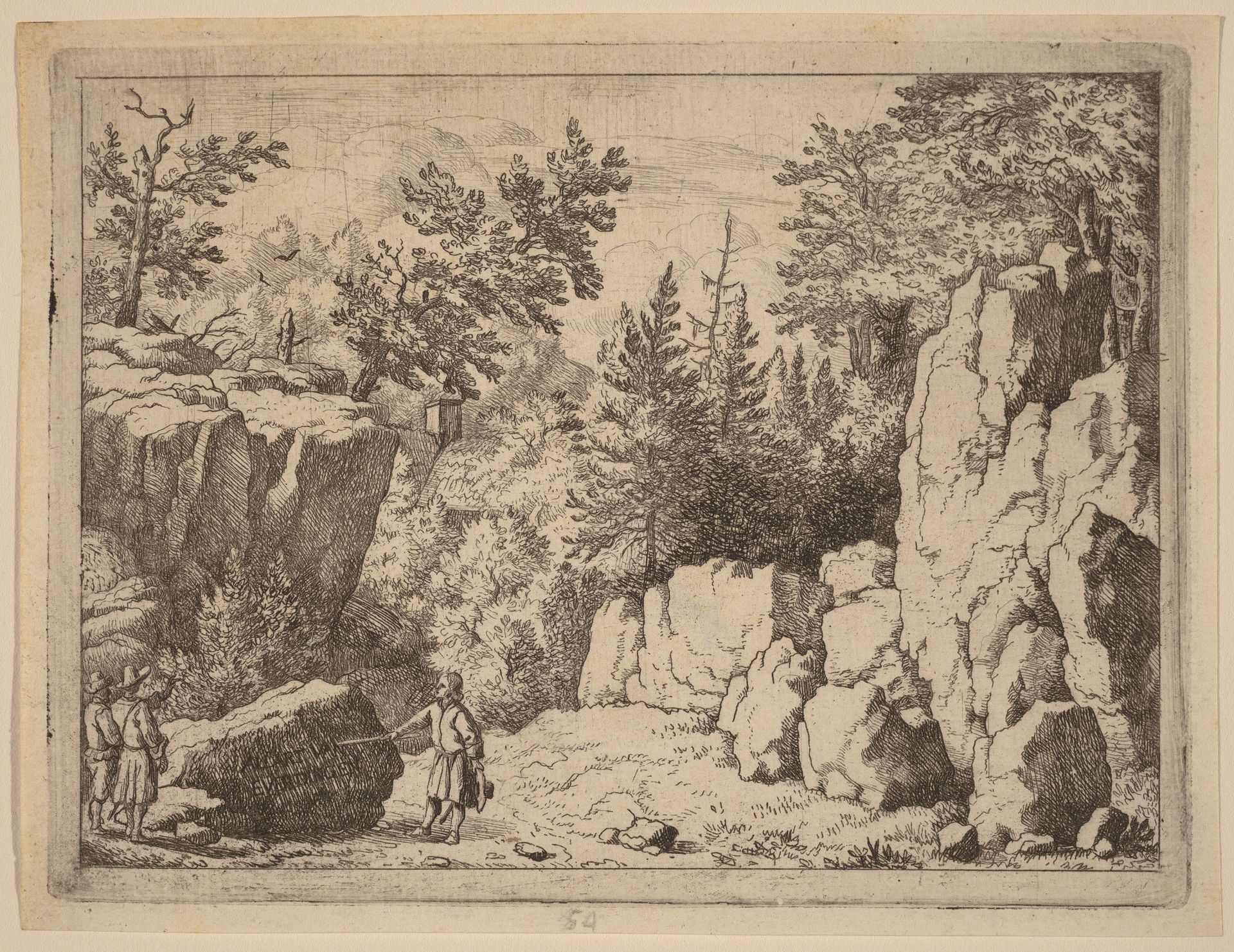 The Inscription on the Rock by Allart van Everdingen