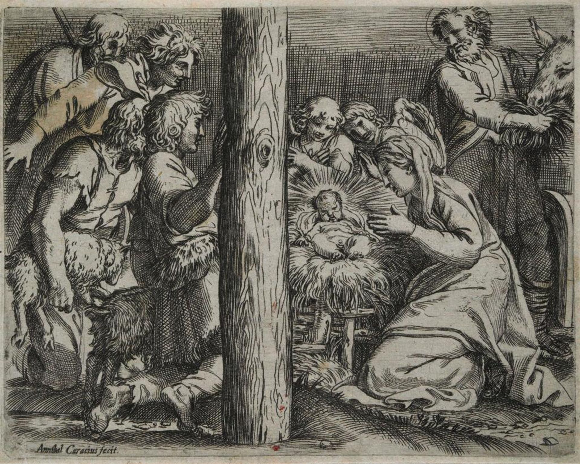 The Adoration of the Shepherds by Annibale Carracci