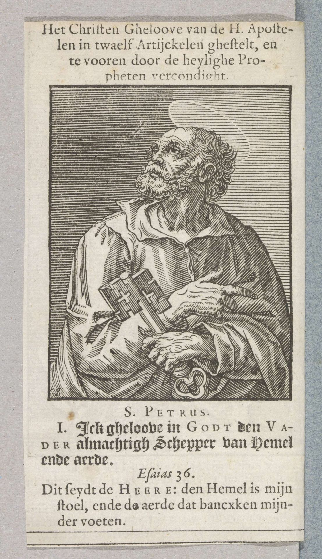 Apostel Petrus by Christoffel van (II) Sichem