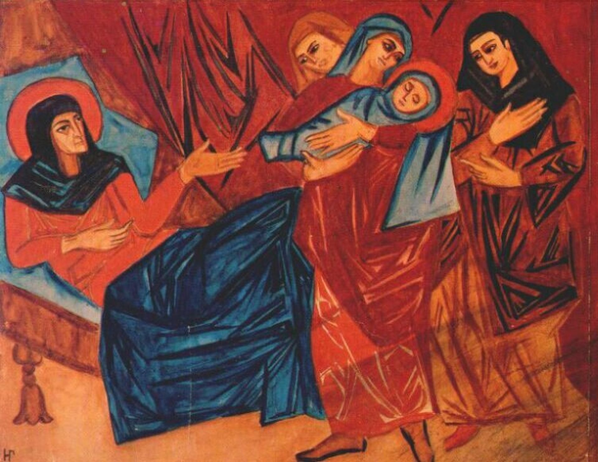 Nativity by Natalia Goncharova