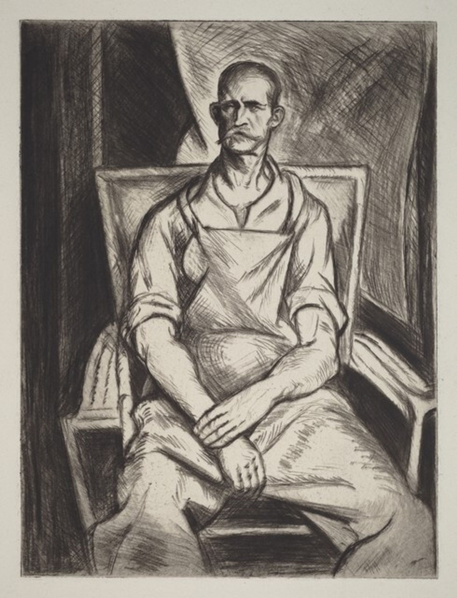 Portrat of Joseph Boston, Laborer by Samuel Pullman