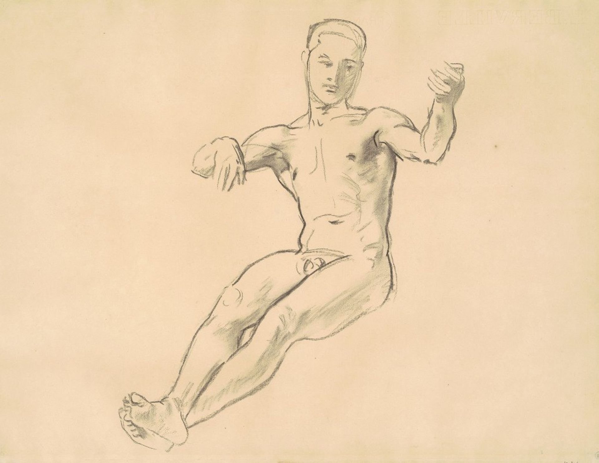 Study for ‘Arion’ by John Singer Sargent
