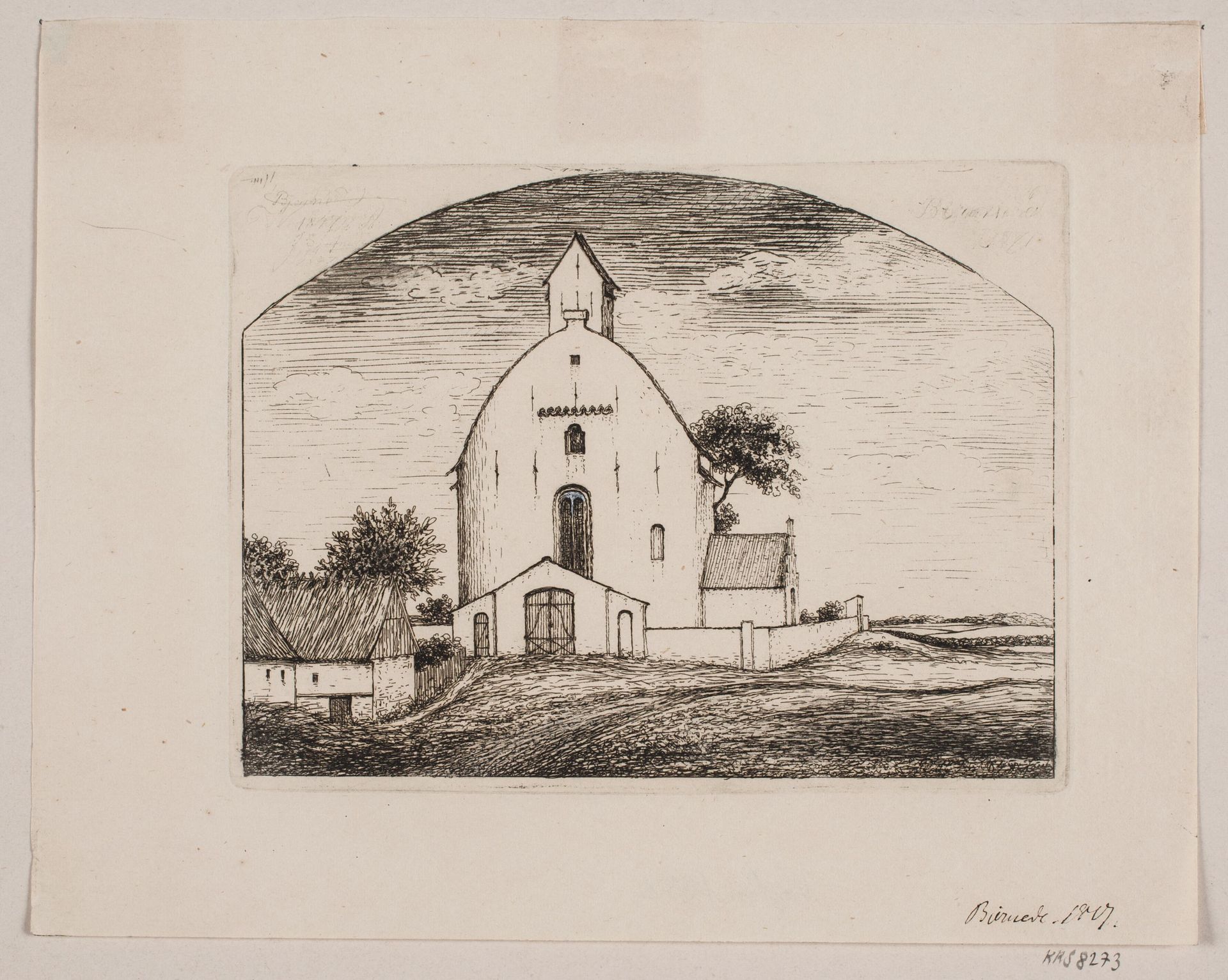Bjernede kirke by Peter Herman Rasmussen