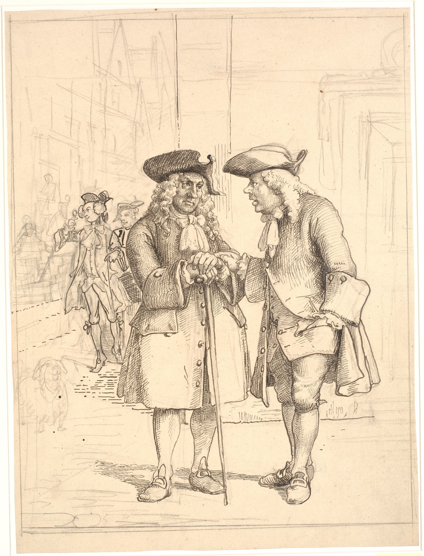 Jean de France, I, 1. by Wilhelm Marstrand