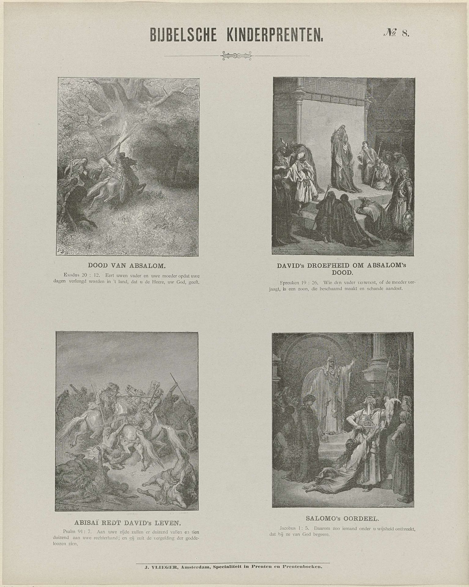 Bijbelsche kinderprenten by Jacques Ettling
