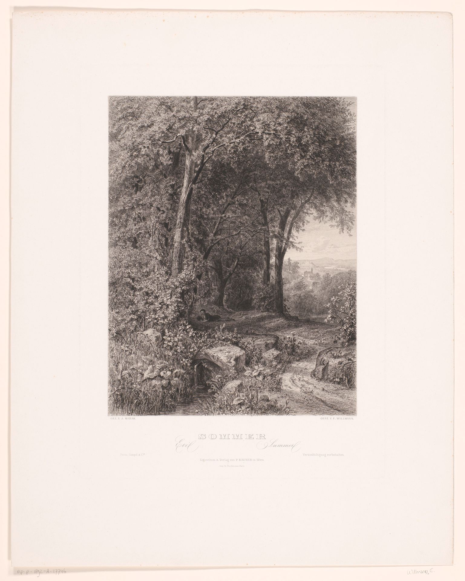 Zomer by Eduard Willmann