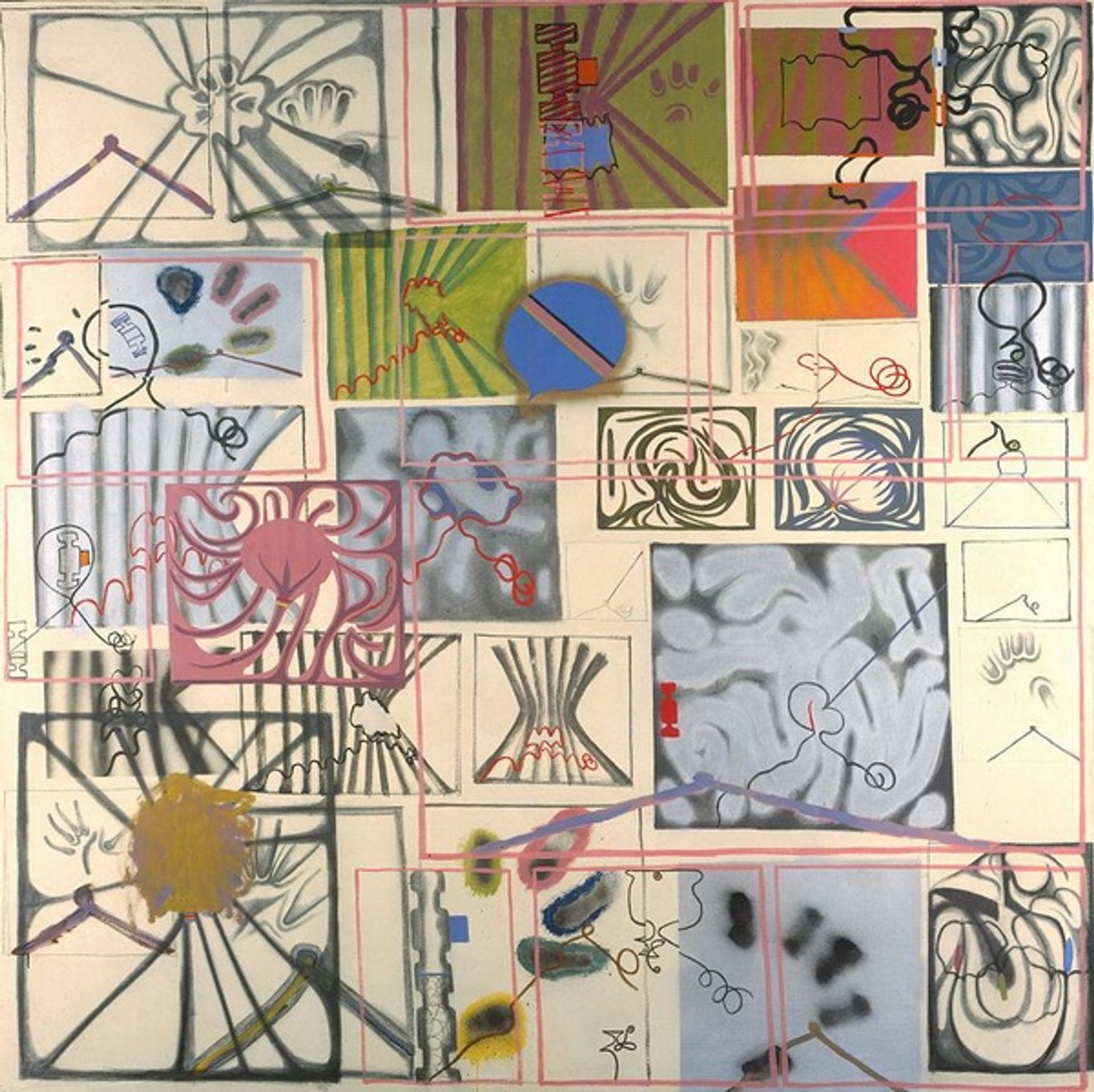 Matter of Identity I by Bernard Cohen