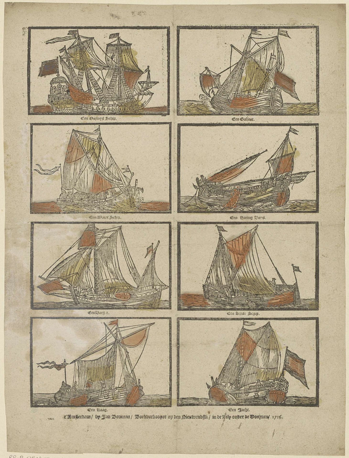 Schepen by Jan Bouman
