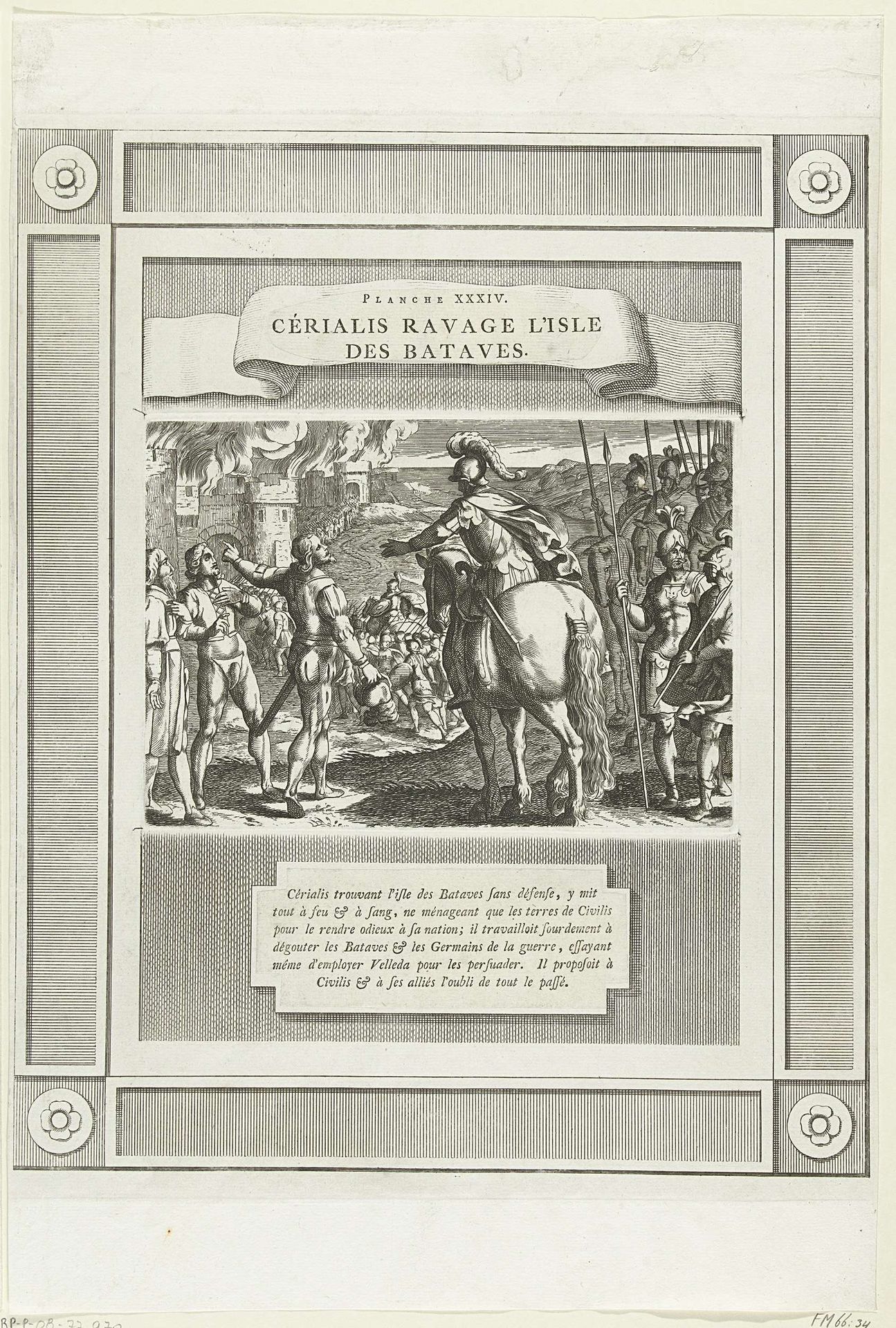 Romeinen brandschatten het land maar beloven vrede, 69-70 by Anonymous