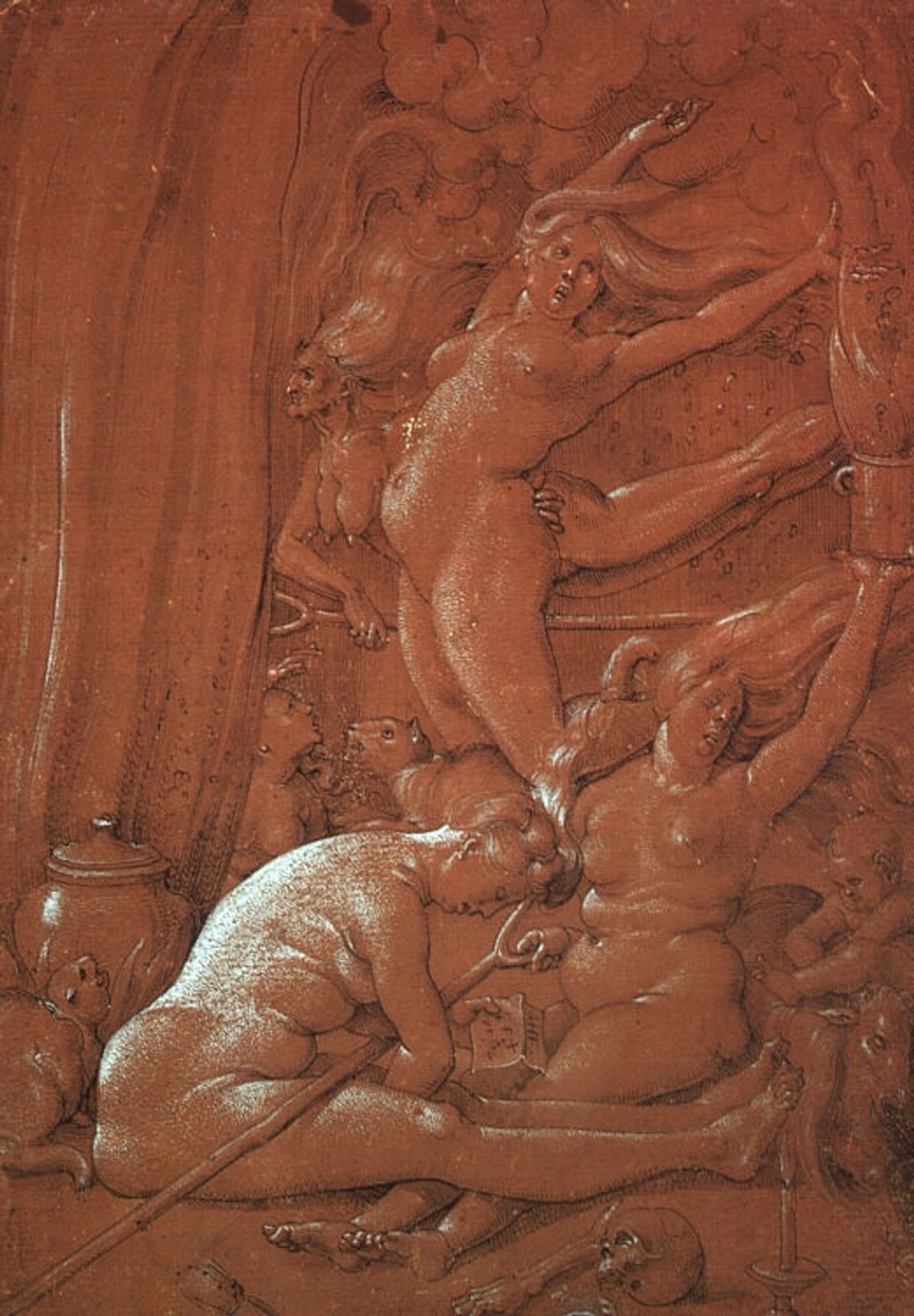 Departing for the Sabbath by Hans Baldung