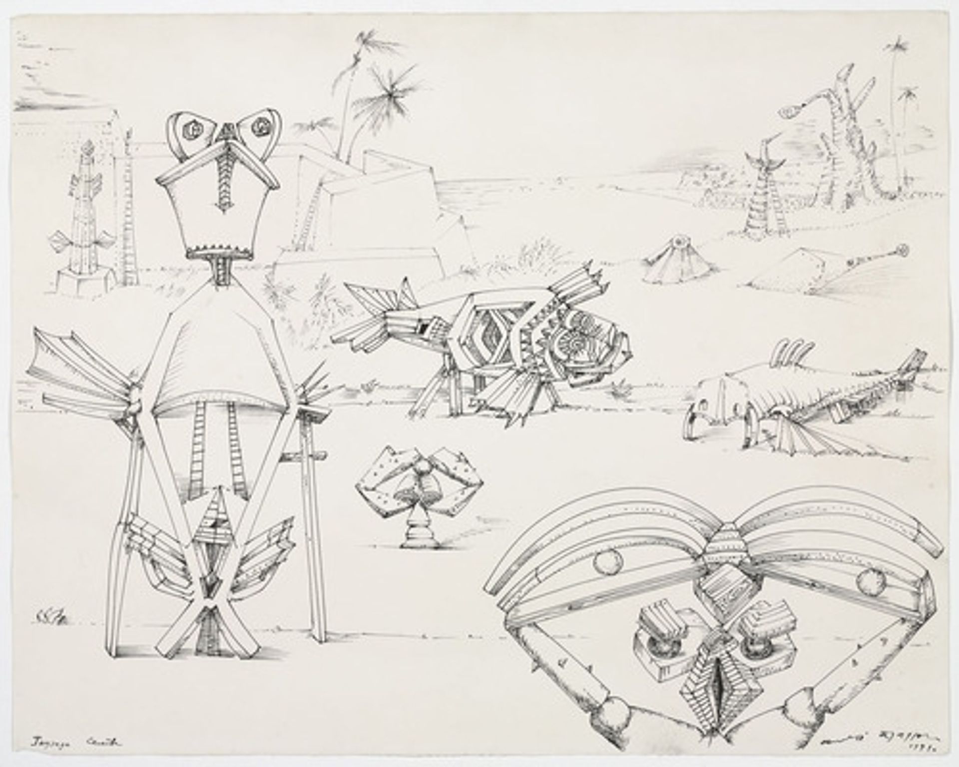 Caribbean Landscape by Andre Masson