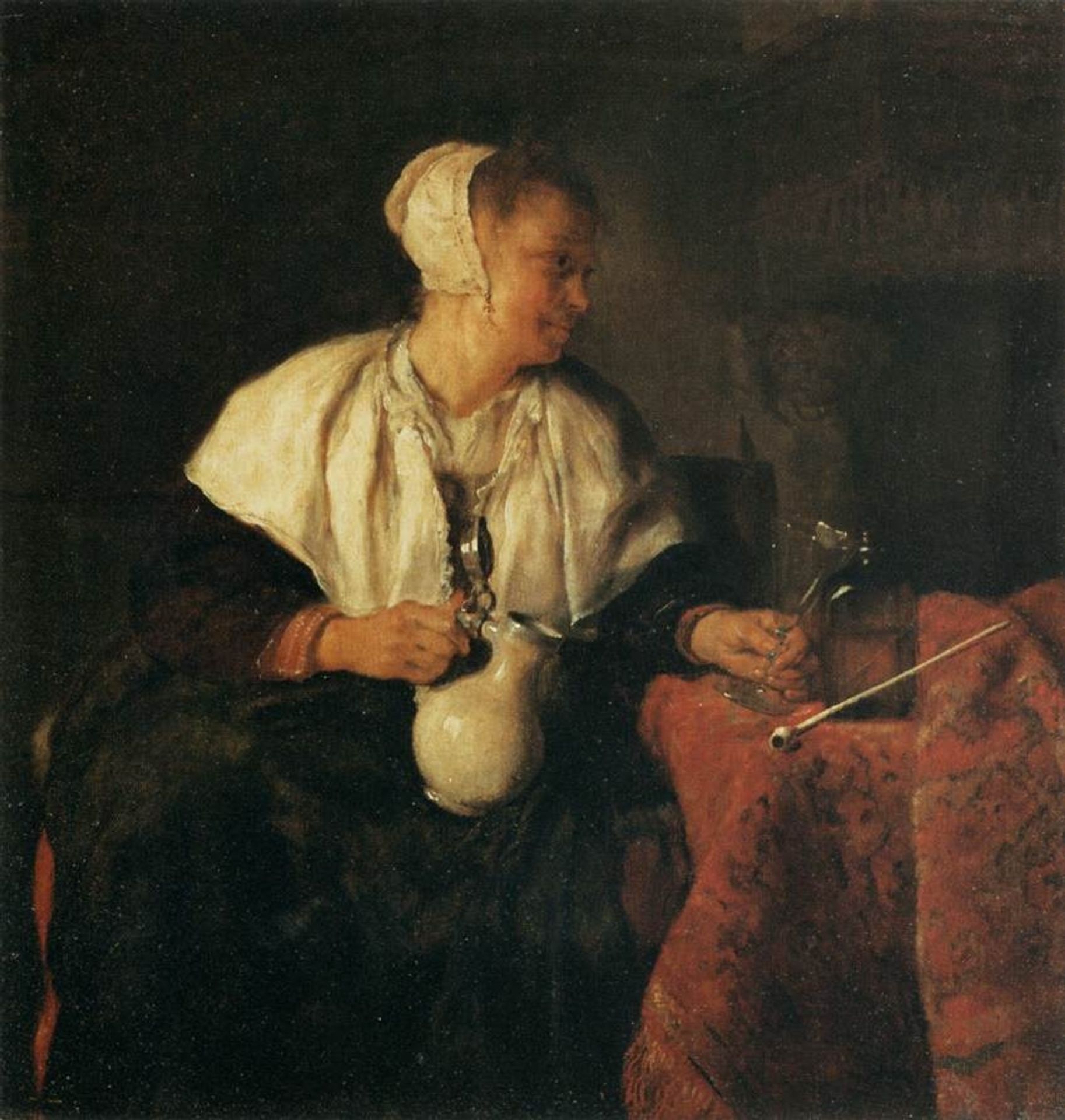 The Tippler (The Wine Drinker) by Gabriel Metsu