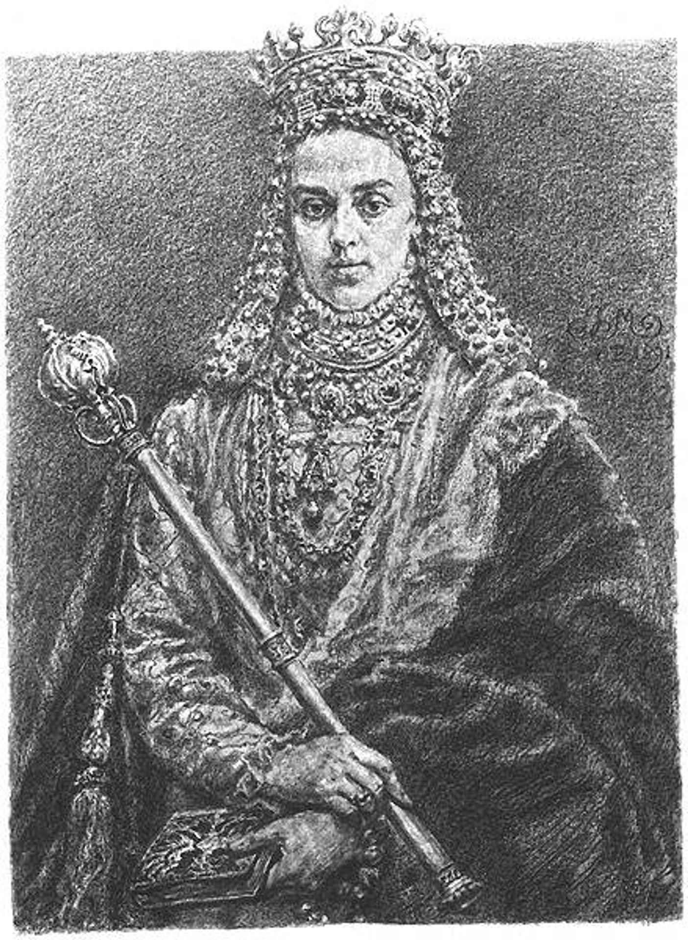 Anna Jagiellon by Jan Matejko