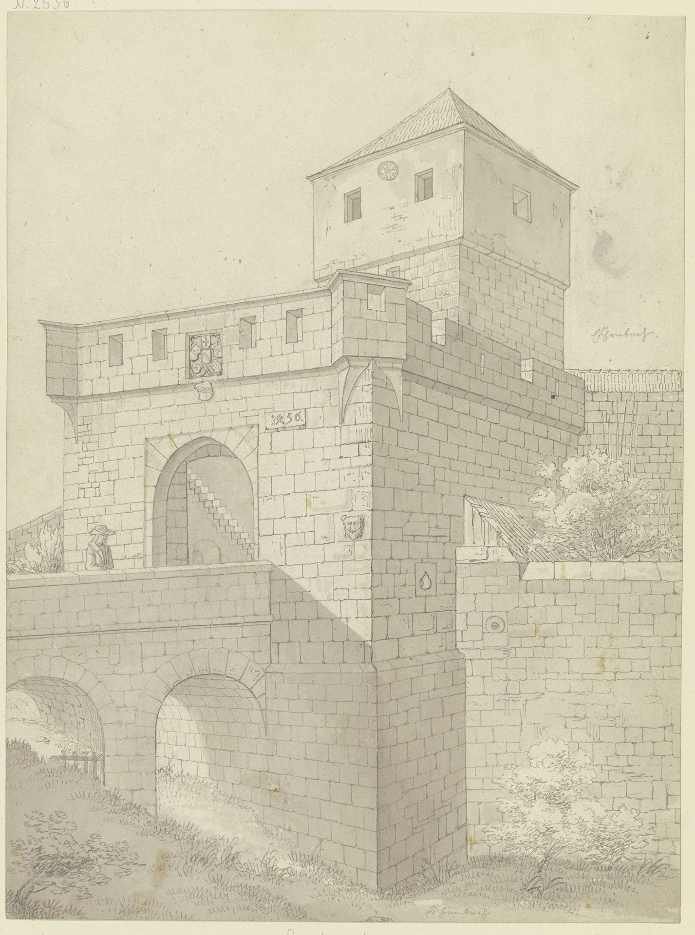 Gate to Eschenbach by Karl Ballenberger