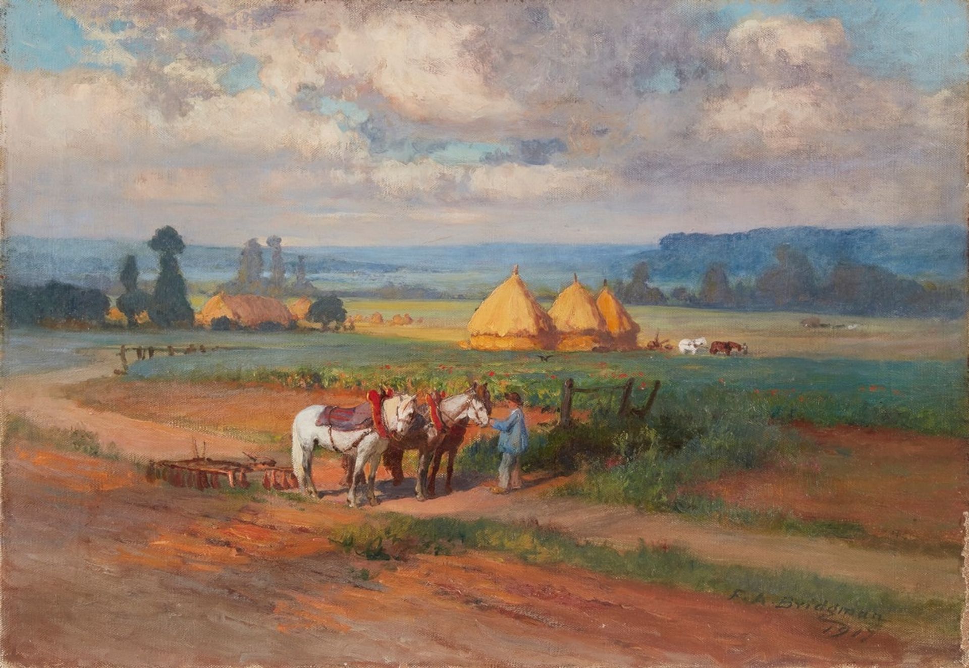 En Normandie by Frederick Arthur Bridgman