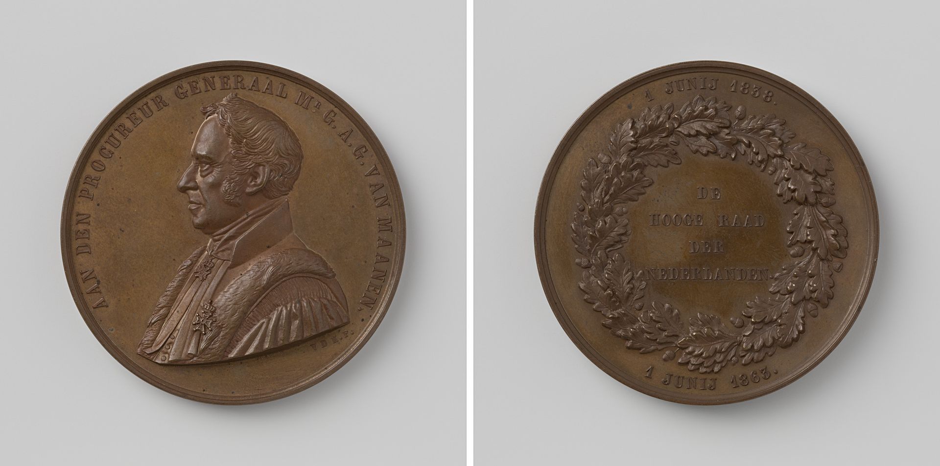 G.A.G. van Maanen, vijfentwintig jaar procureur-generaal bij de Hoge Raad der Nederlanden by David van der (1804-1879) Kellen