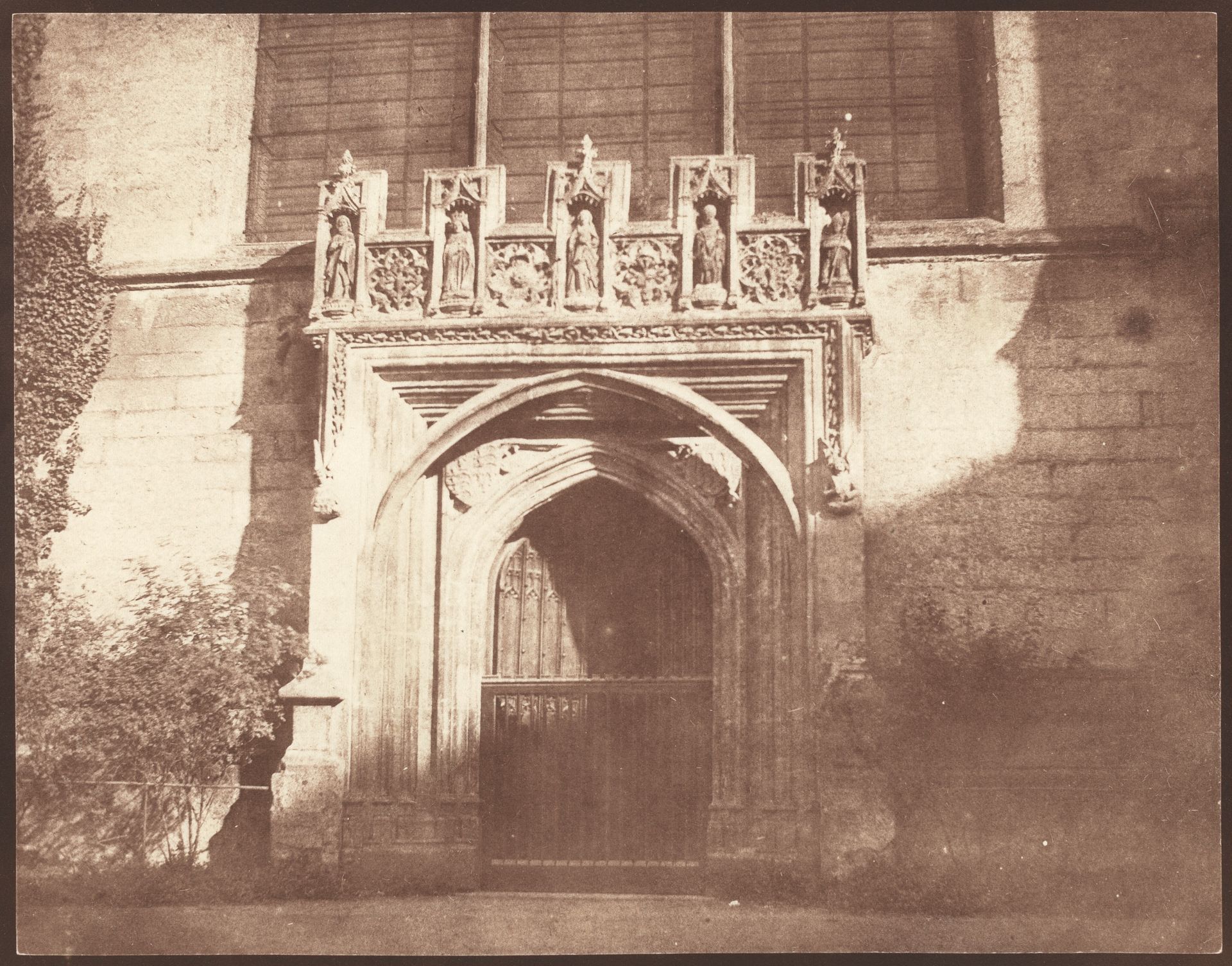 An Ancient Door in Magdalen College, Oxford by William Henry Fox Talbot